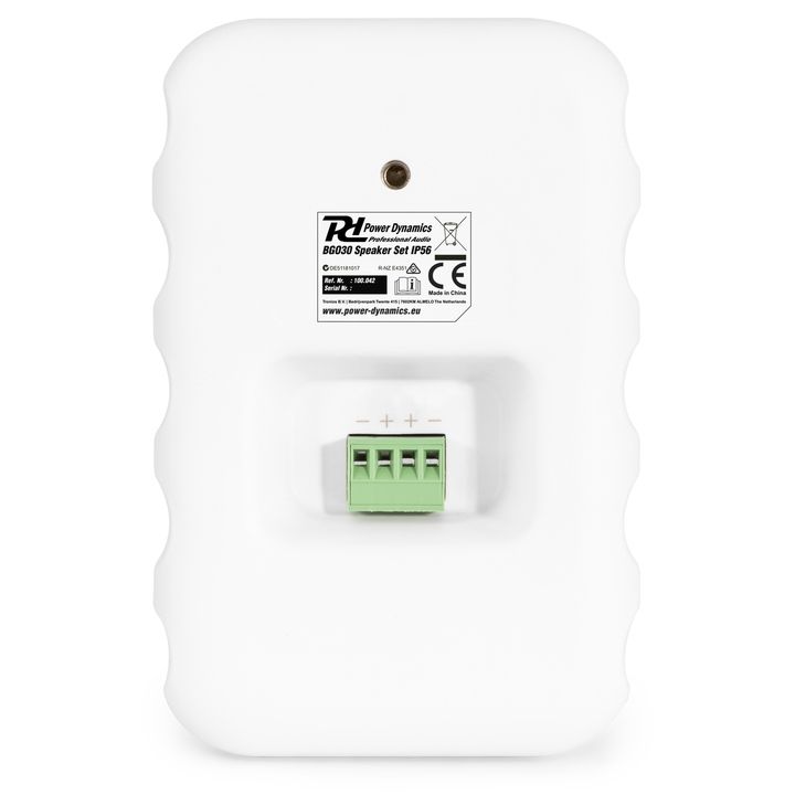 BGO30 Speaker Set In/Outdoor 3" 60W White