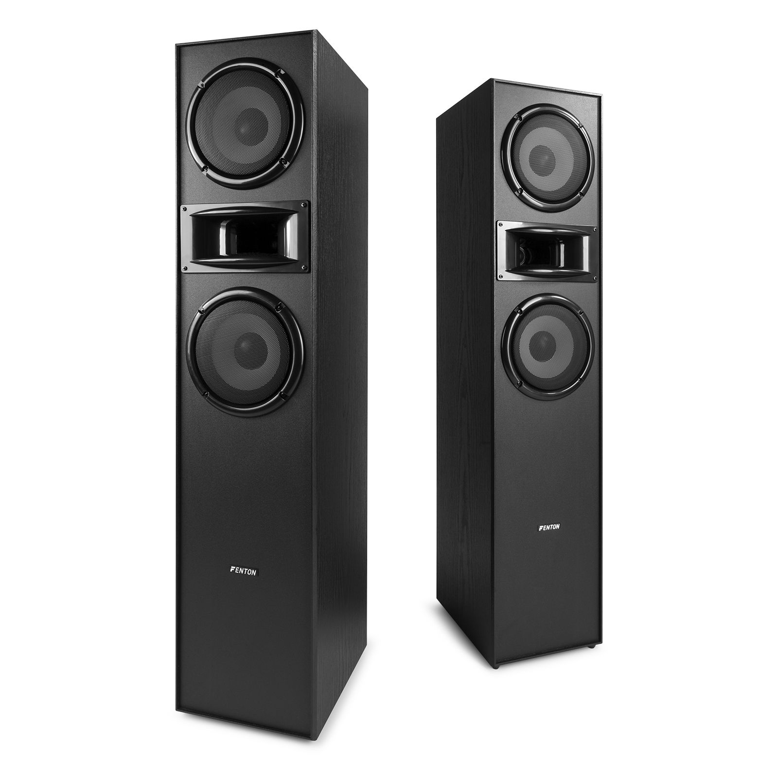 SHF700B Tower Speaker Set 2x 6.5” Black