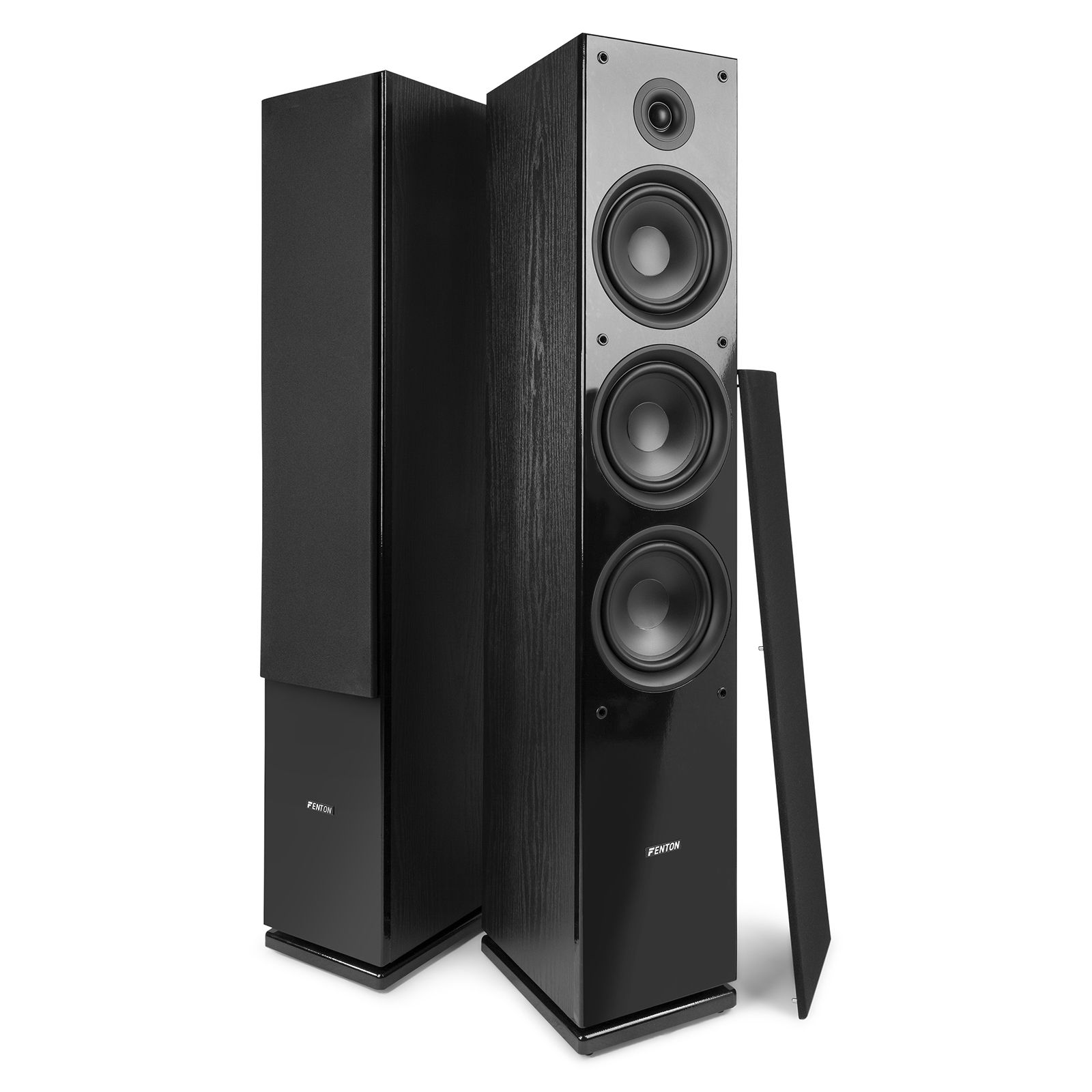 SHF80B Tower Speaker Set 3x 6.5” Black
