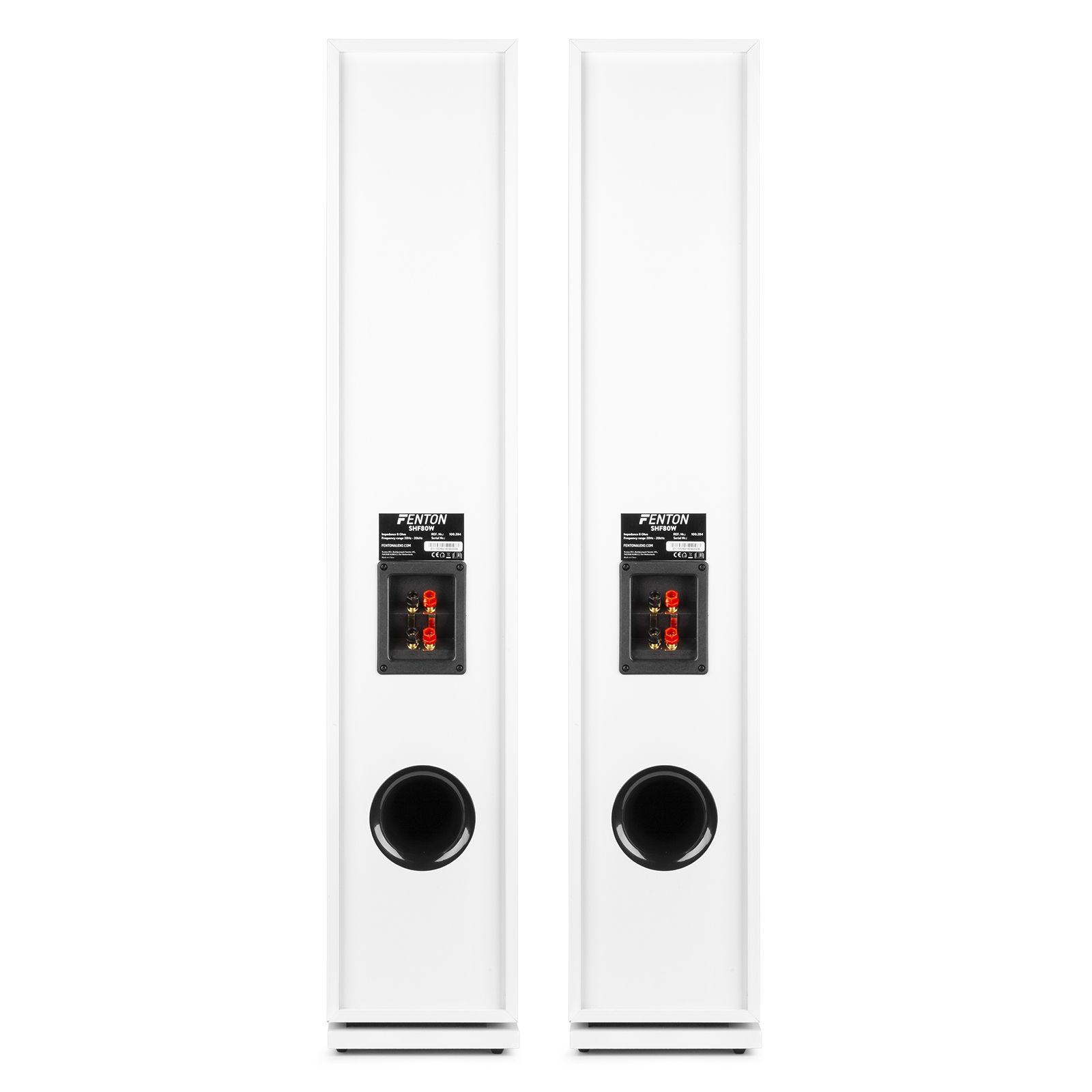 SHF80W Tower Speaker Set 3x 6.5” White