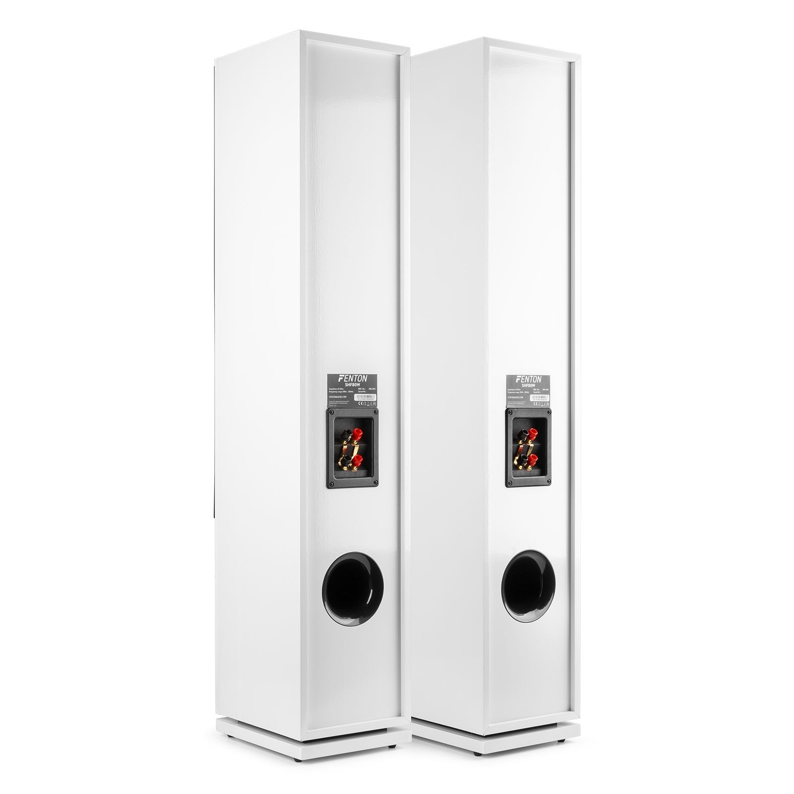 SHF80W Tower Speaker Set 3x 6.5” White
