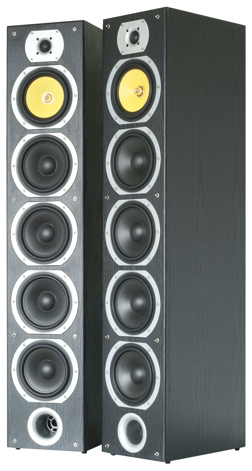 SHFT57B Tower set 4x 6.5" Black