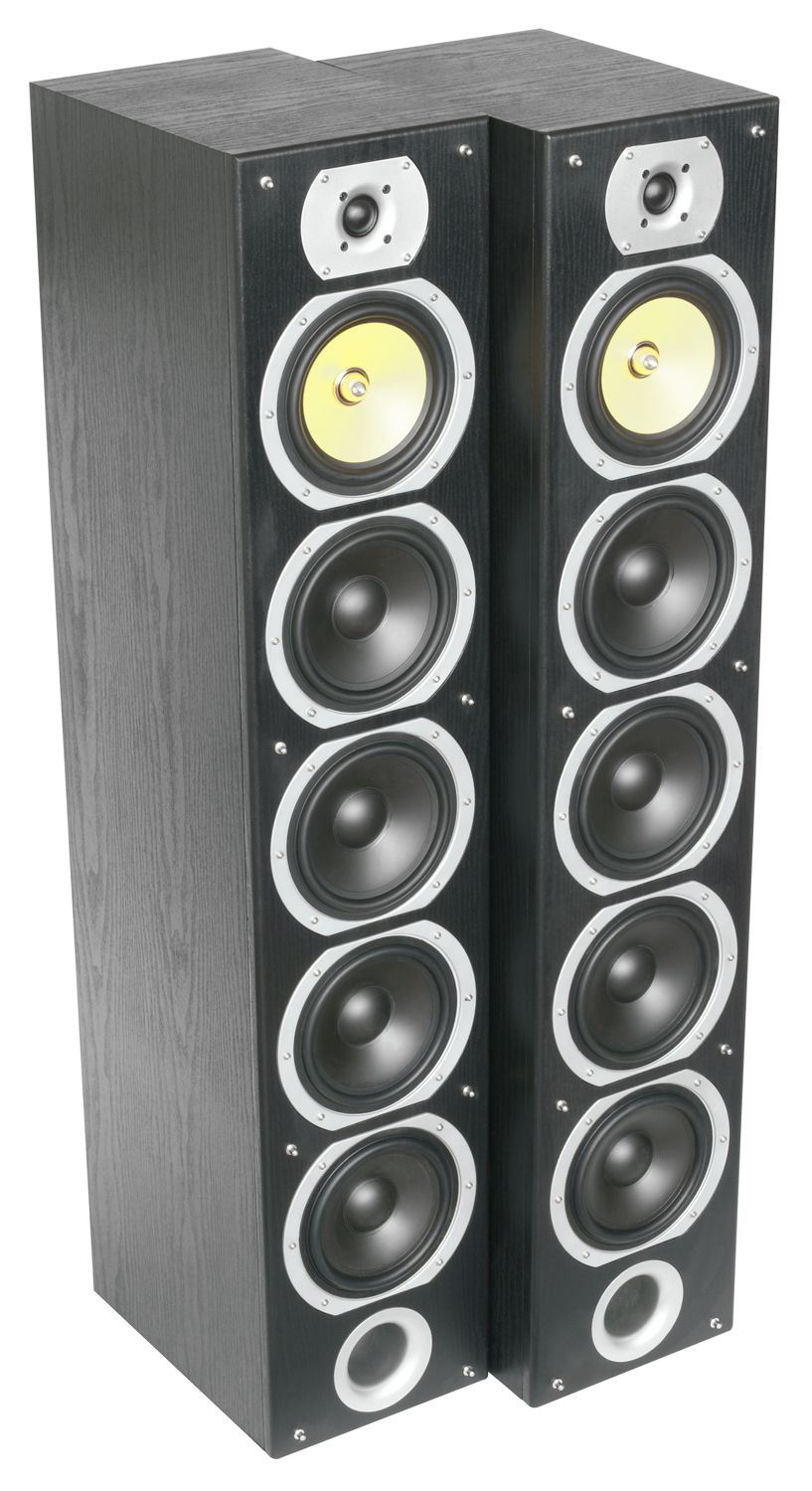 SHFT57B Tower set 4x 6.5" Black