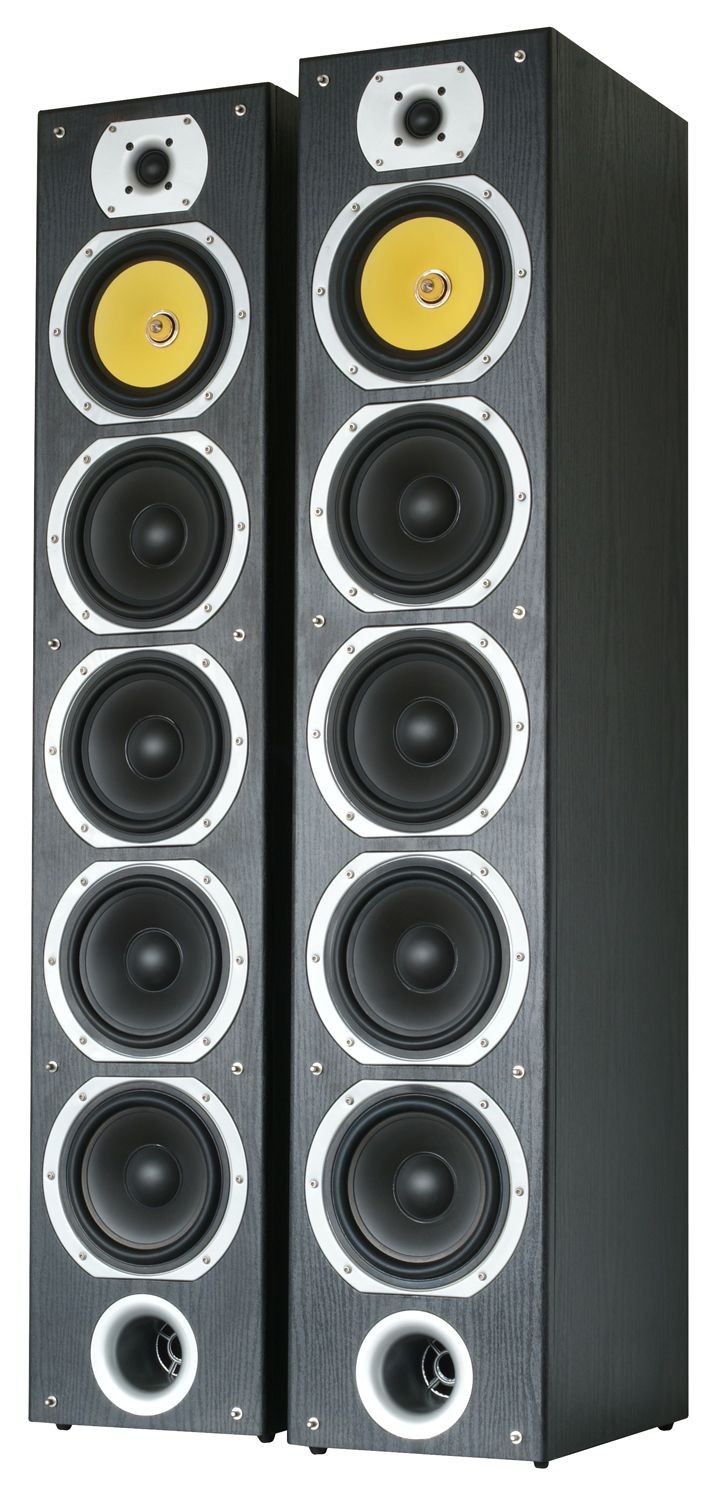 SHFT57B Tower set 4x 6.5" Black