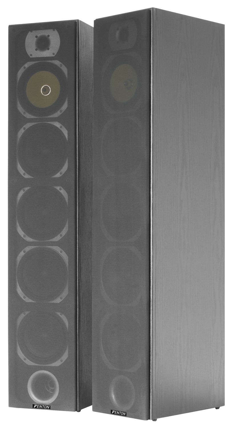 SHFT57B Tower set 4x 6.5" Black
