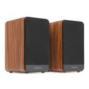 BS10 Active Bookshelf Speaker Set 80W BT Wood