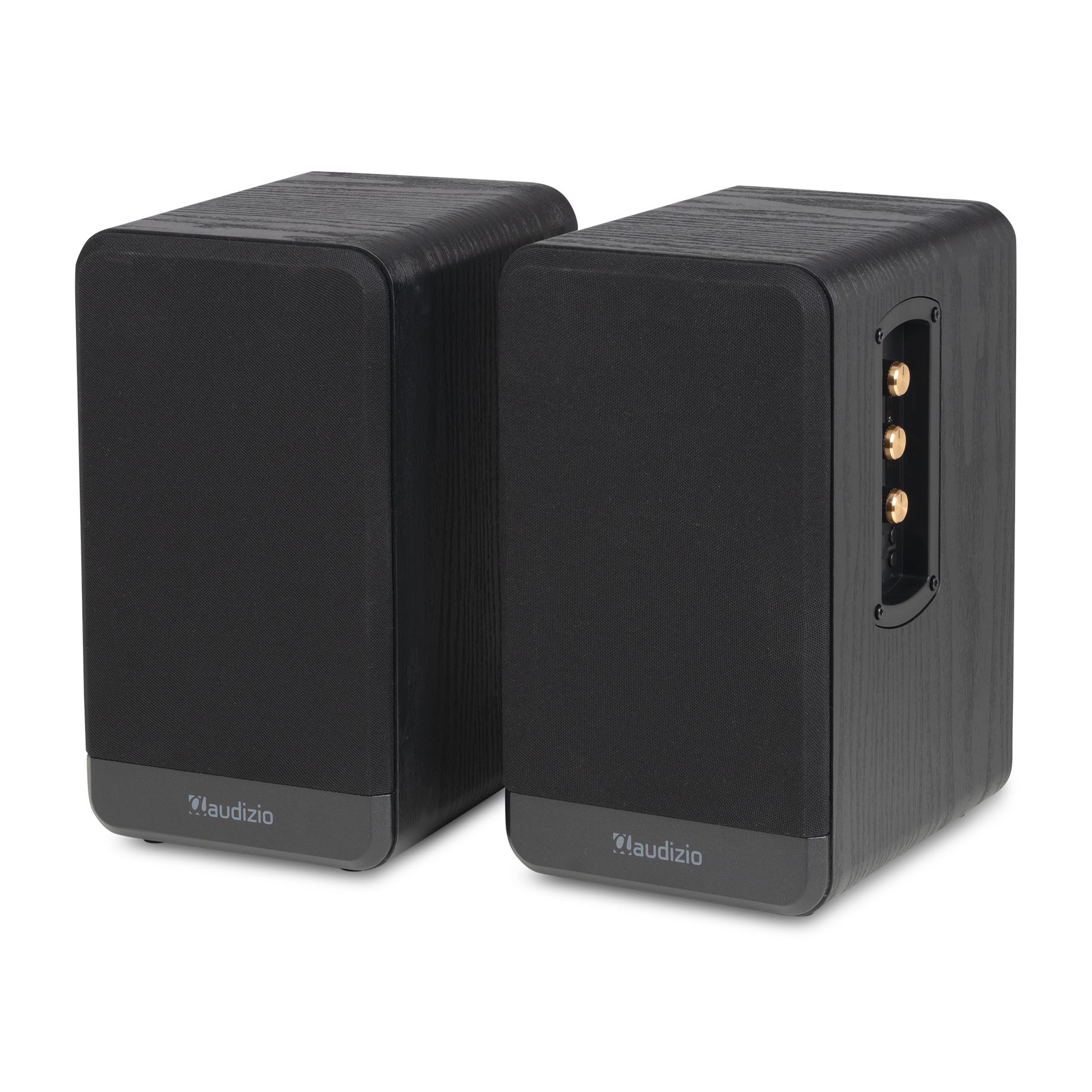 BS10 Active Bookshelf Speaker Set 80W BT Black