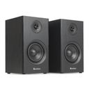 BS15 Active Bookshelf Speaker Set 60W BT Black