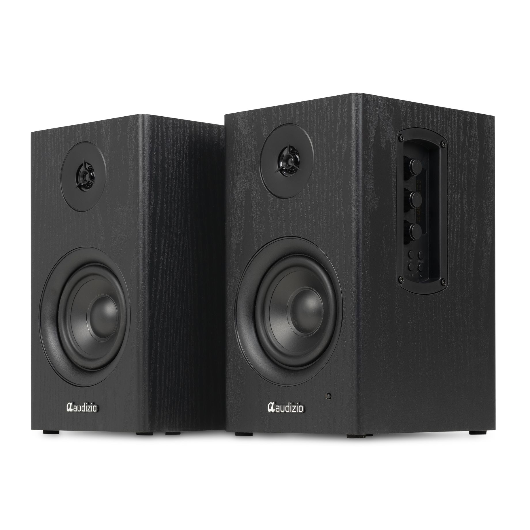 BS15 Active Bookshelf Speaker Set 60W BT Black