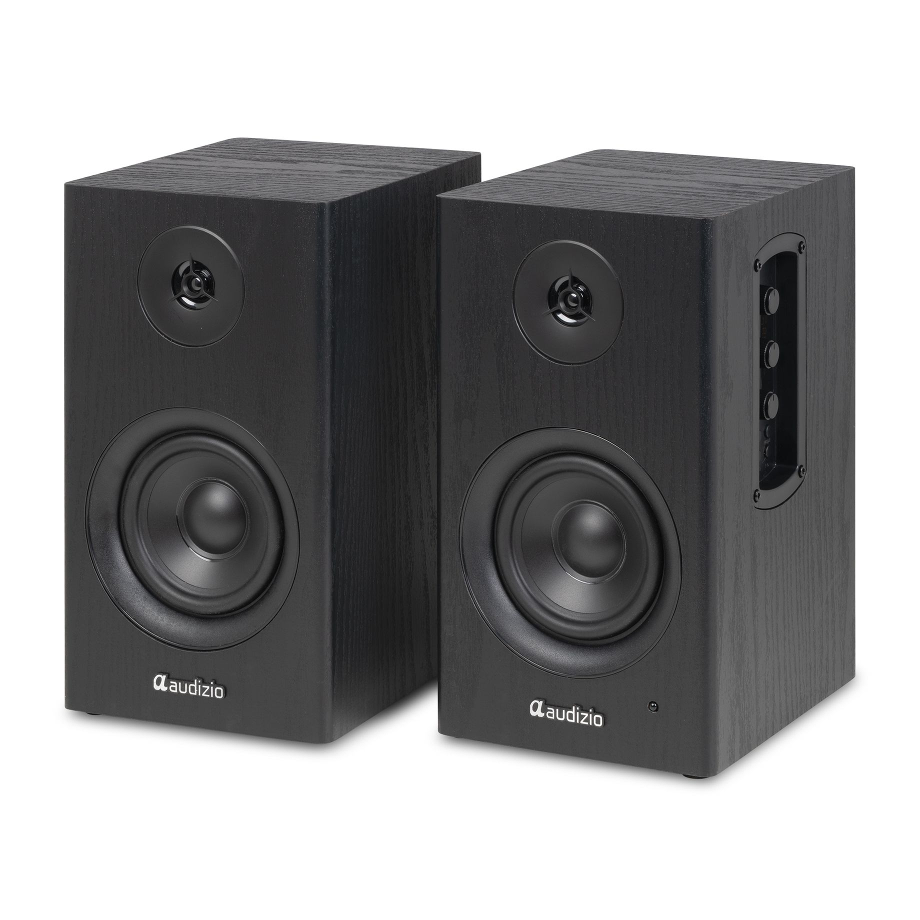BS15 Active Bookshelf Speaker Set 60W BT Black
