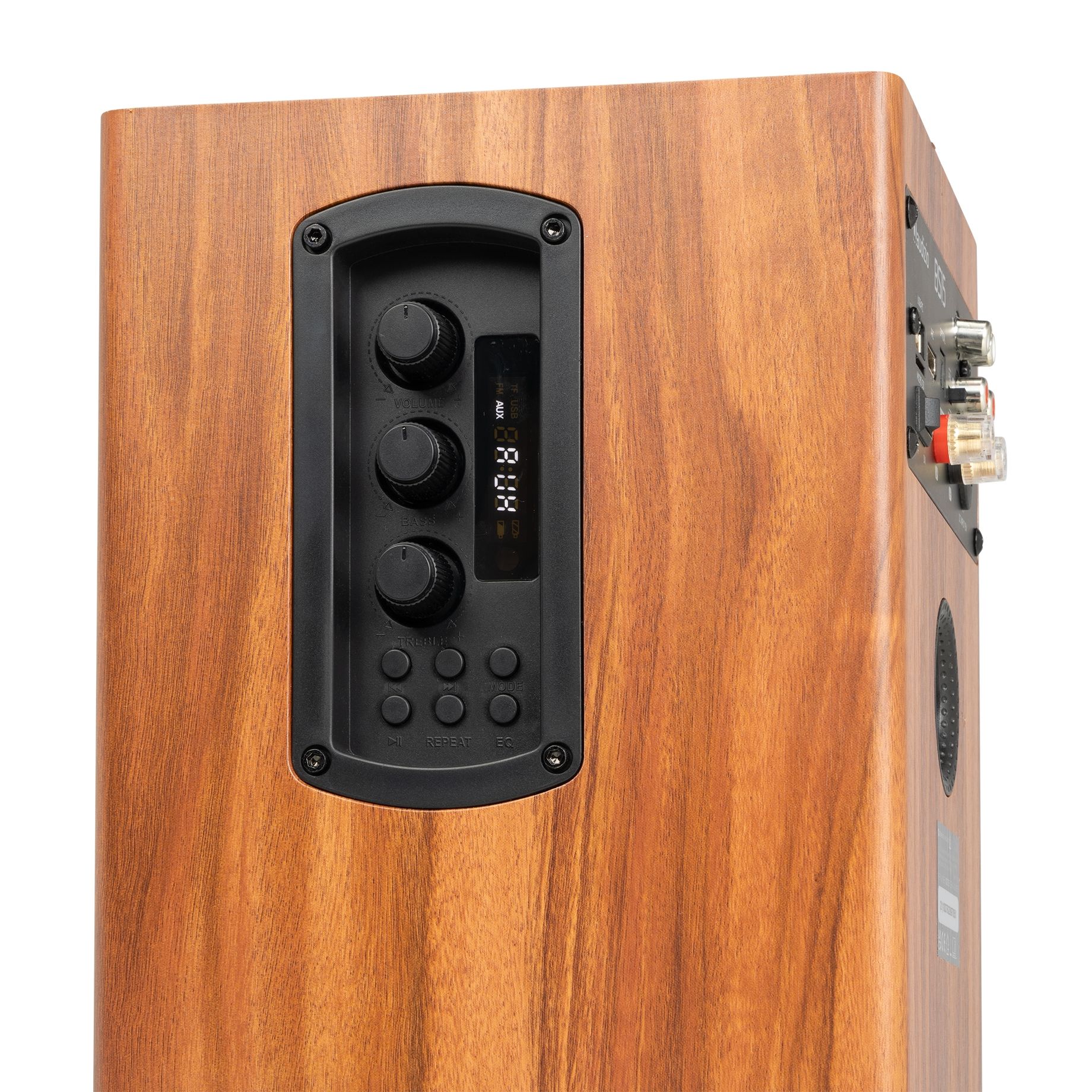 BS15 Active Bookshelf Speaker Set 60W BT Wood