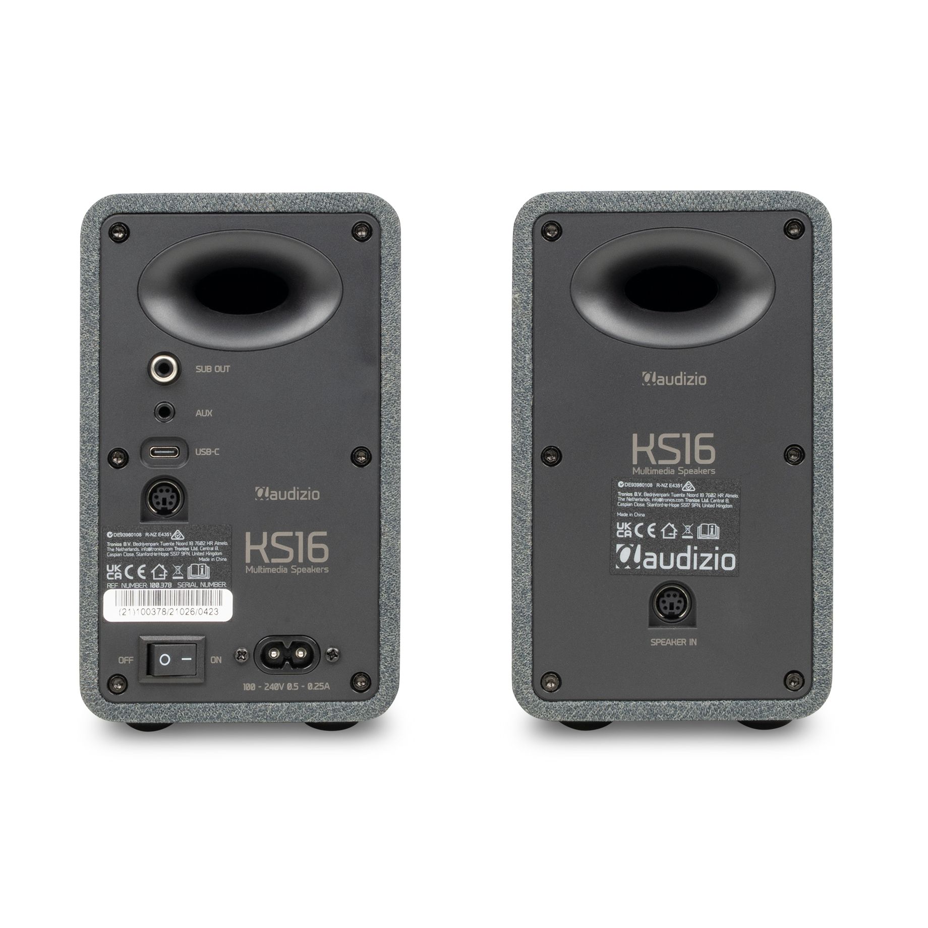 KS16 Active Multimedia Speaker Set 100W BT Bamboo