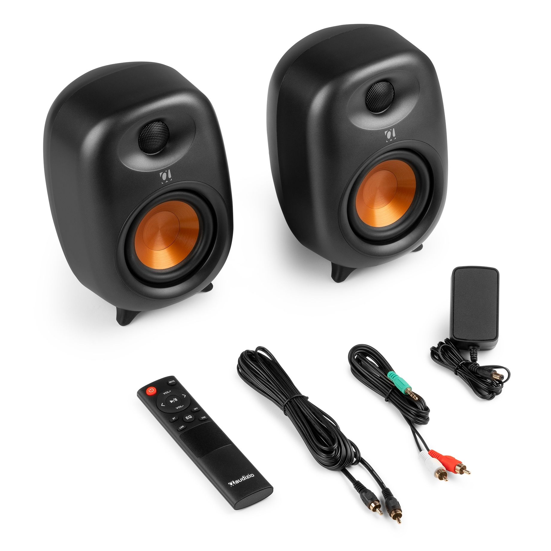 RS80 Active Bookshelf Speaker Set 160W BT