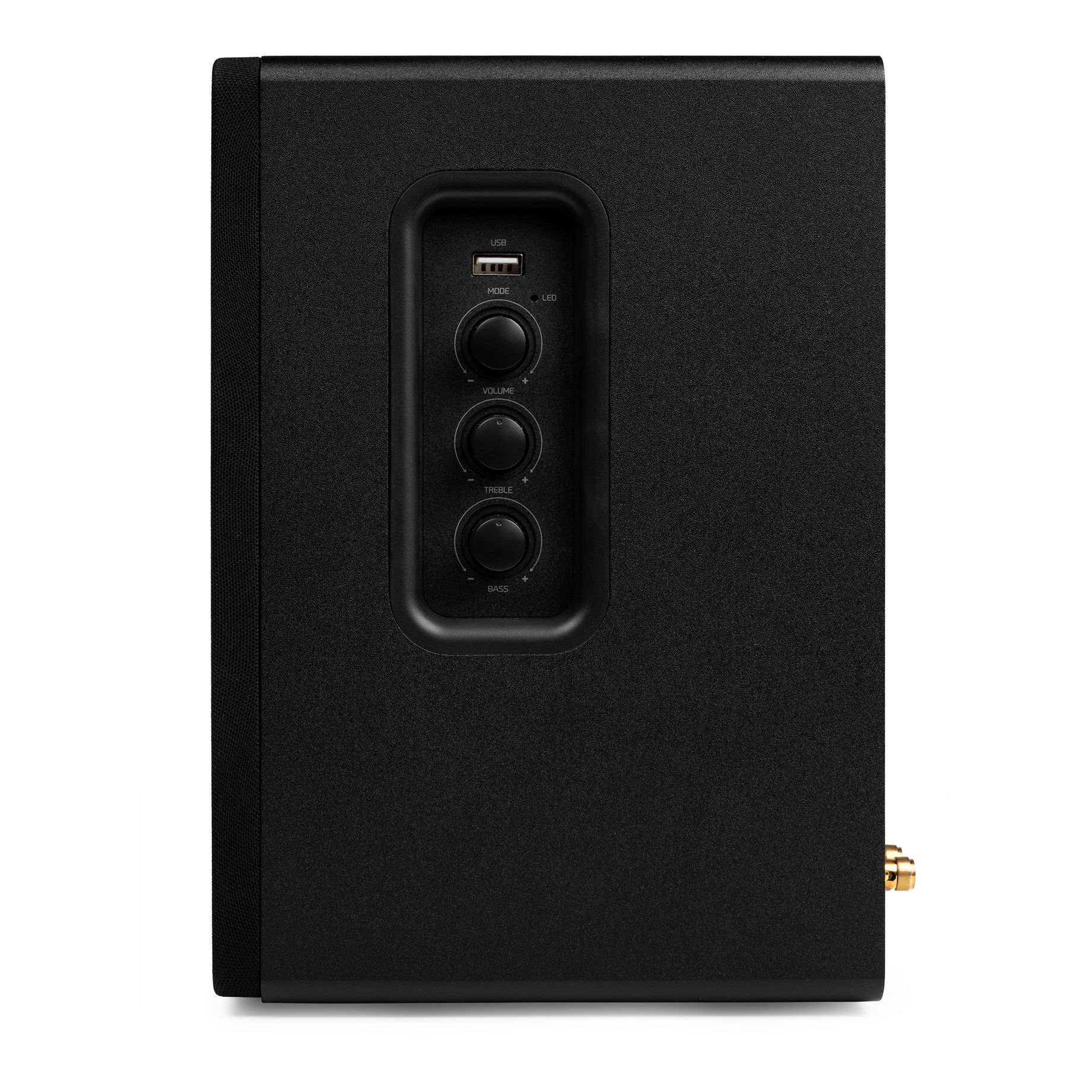 KS01B Active Bookshelf Speaker Set 120W BT Black