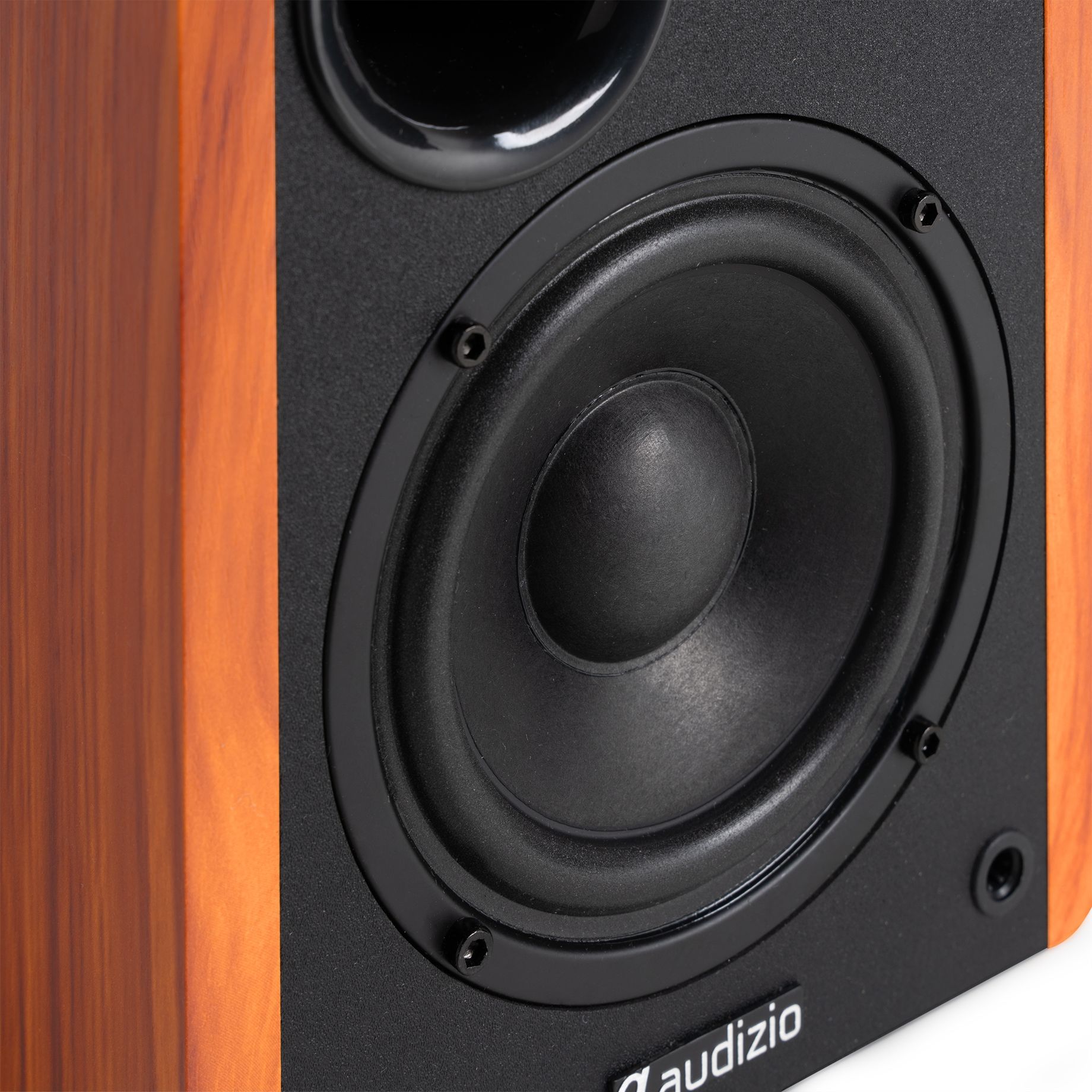 KS01 Active Bookshelf Speaker Set 80W Wood