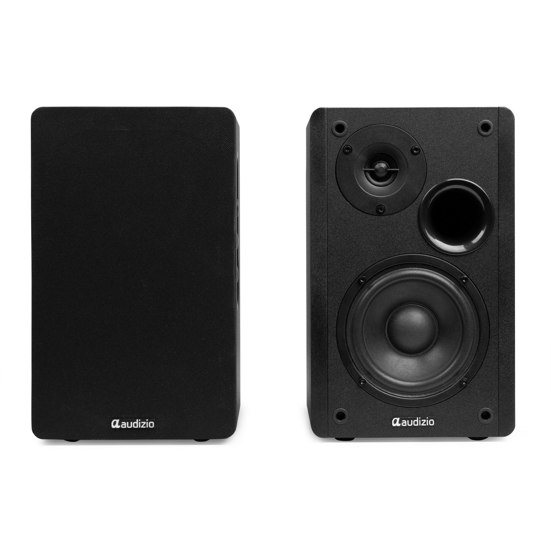 KS01 Active Bookshelf Speaker Set 80W Black