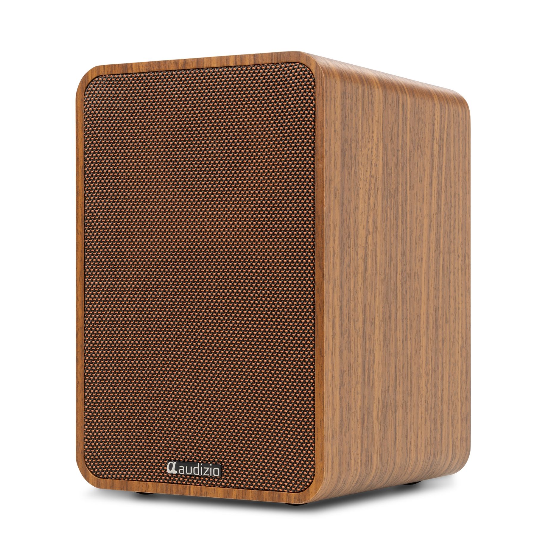 KS10 Active Bookshelf Speaker Set 120W BT Wood