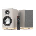 KS12 Active Bookshelf Speaker Set 80W BT Grey