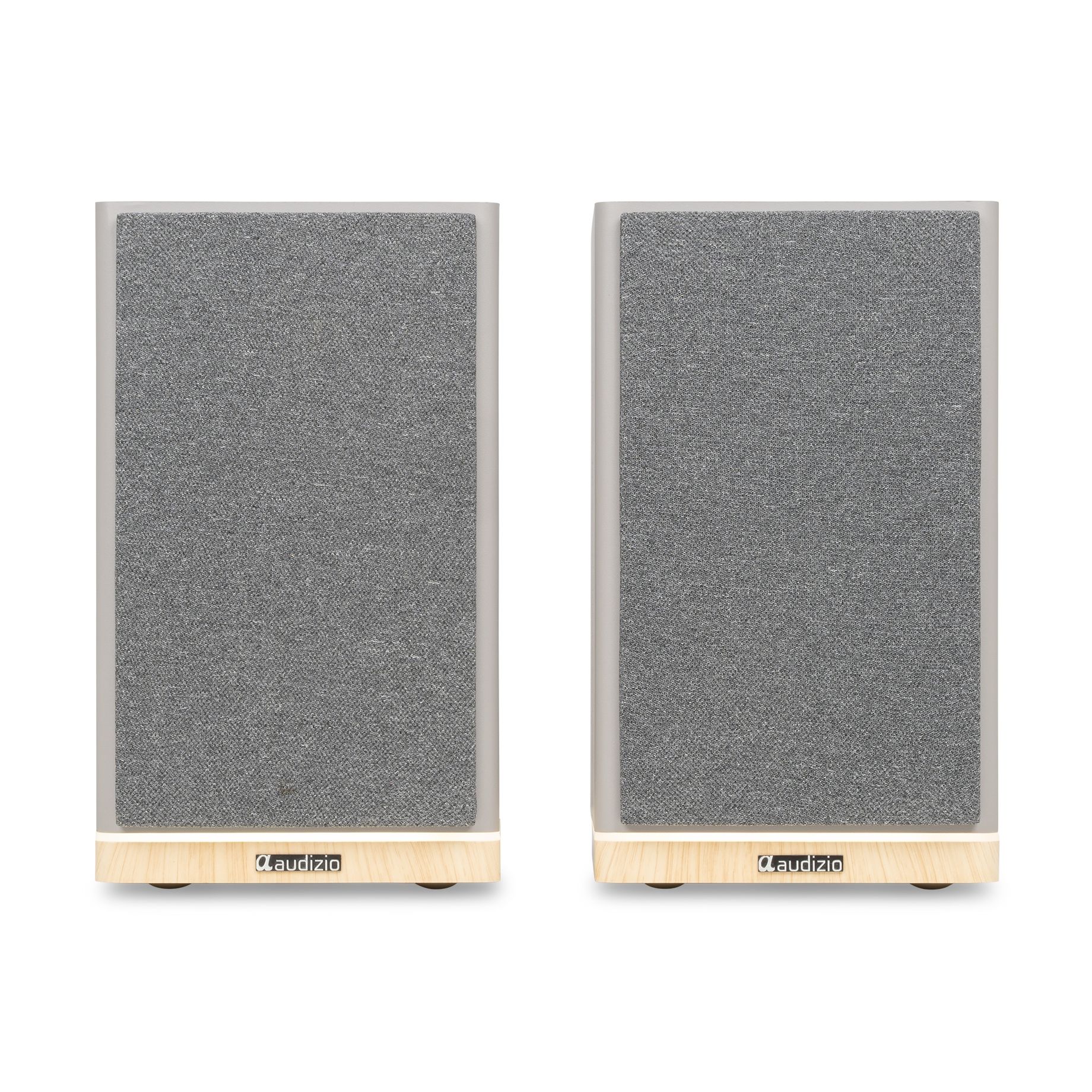 KS12 Active Bookshelf Speaker Set 80W BT Grey