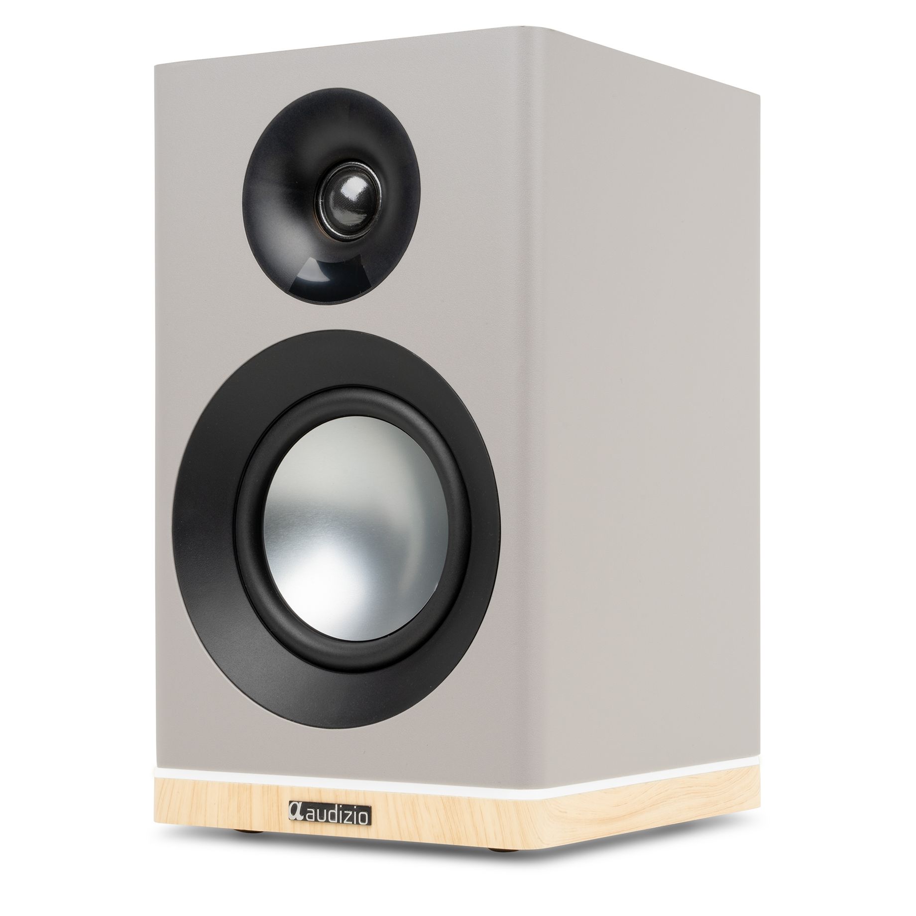 KS12 Active Bookshelf Speaker Set 80W BT Grey