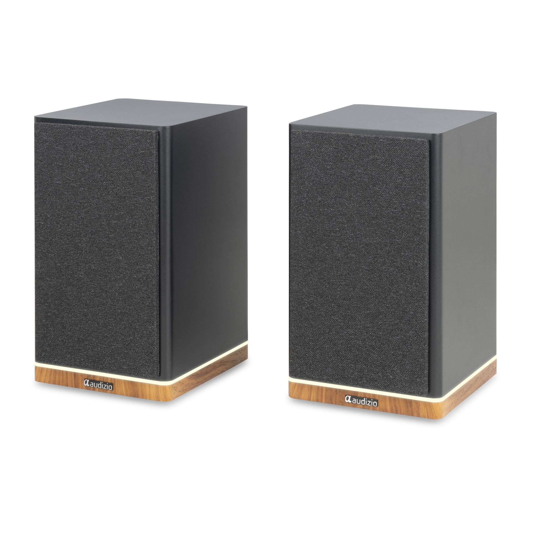 KS12 Active Bookshelf Speaker Set 80W BT Black