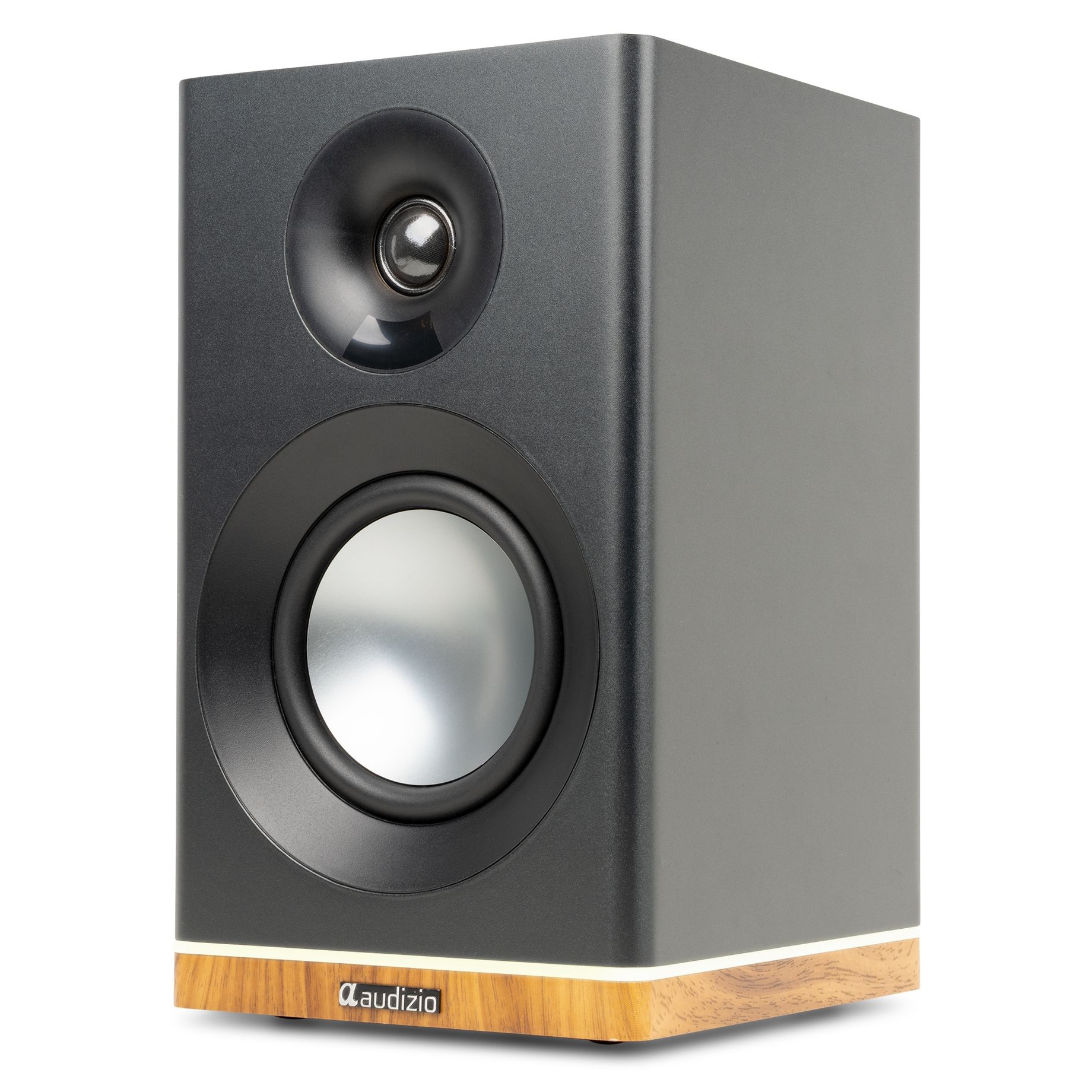 KS12 Active Bookshelf Speaker Set 80W BT Black