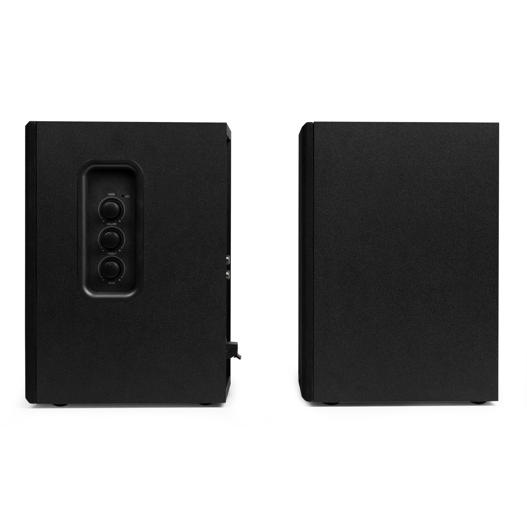 KS02 Active Bookshelf Speaker Set 80W BT Black