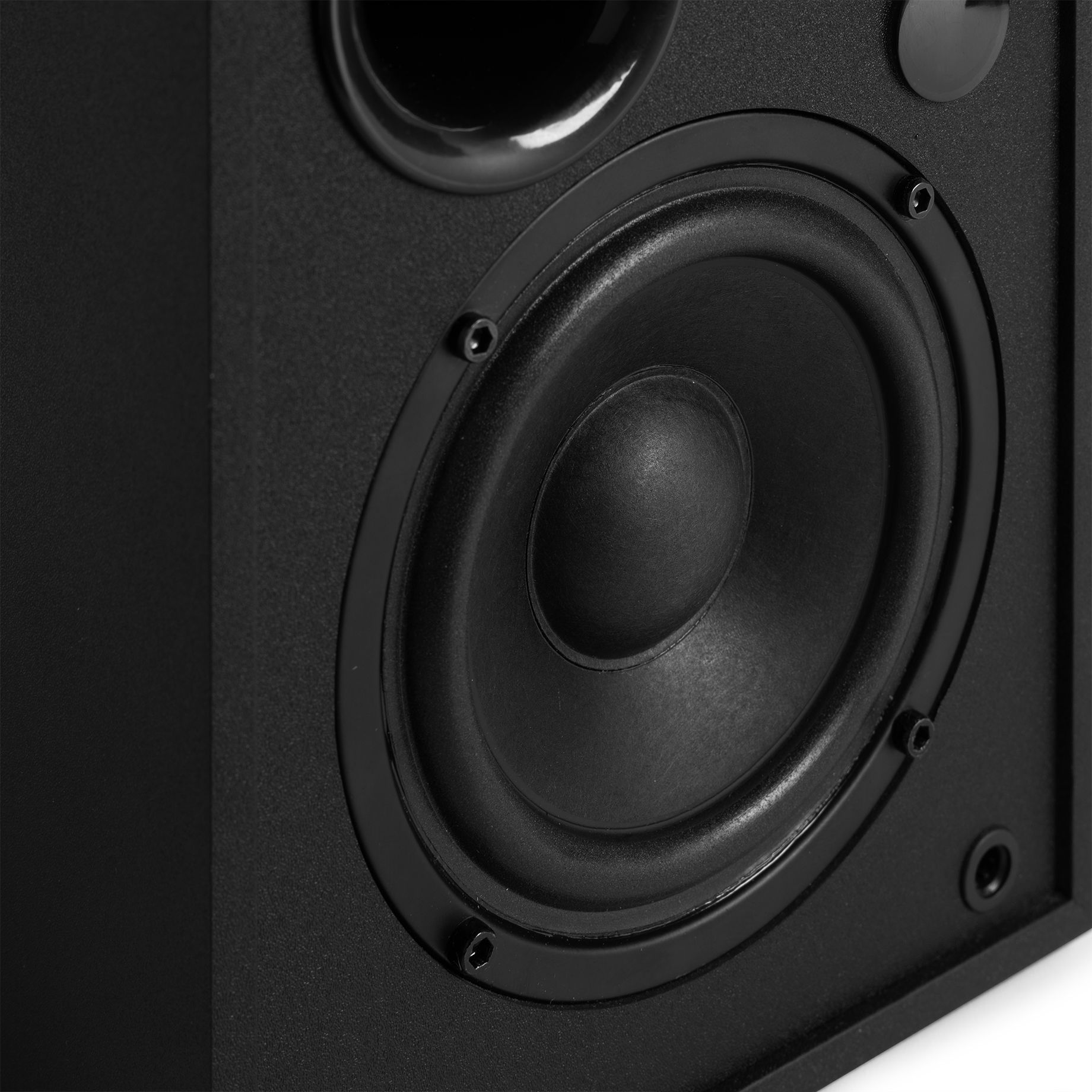 KS02 Active Bookshelf Speaker Set 80W BT Black