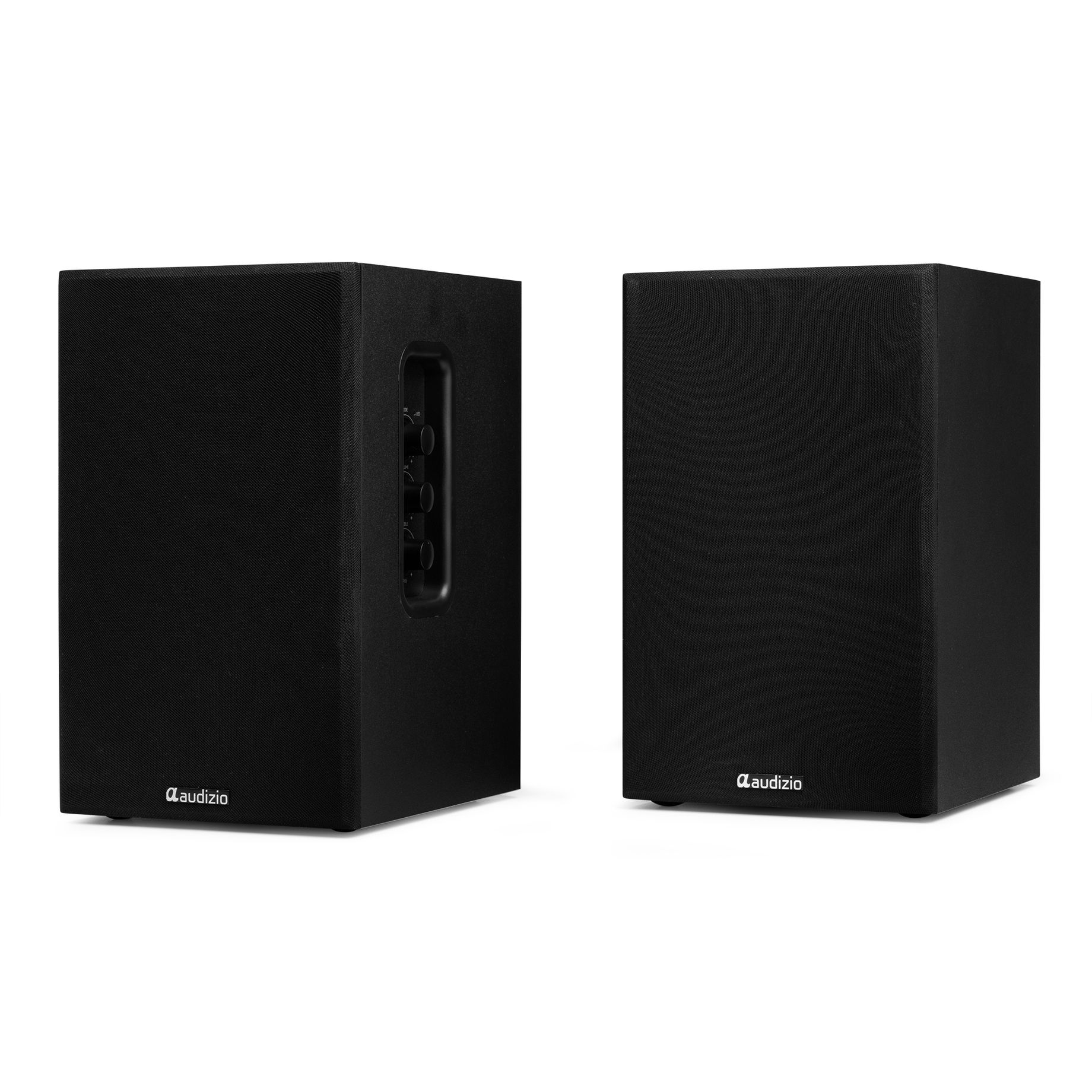 KS02 Active Bookshelf Speaker Set 80W BT Black