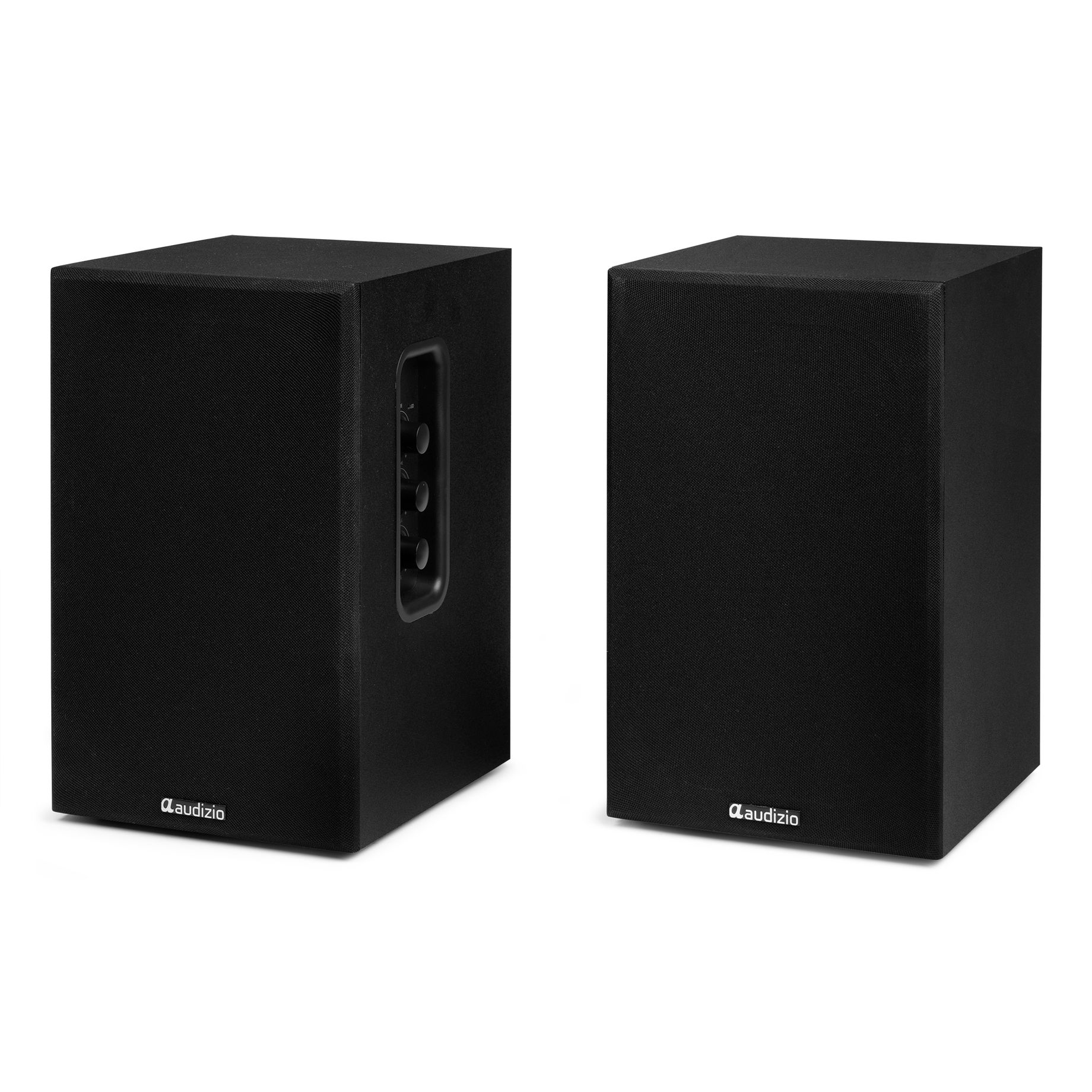 KS02 Active Bookshelf Speaker Set 80W BT Black