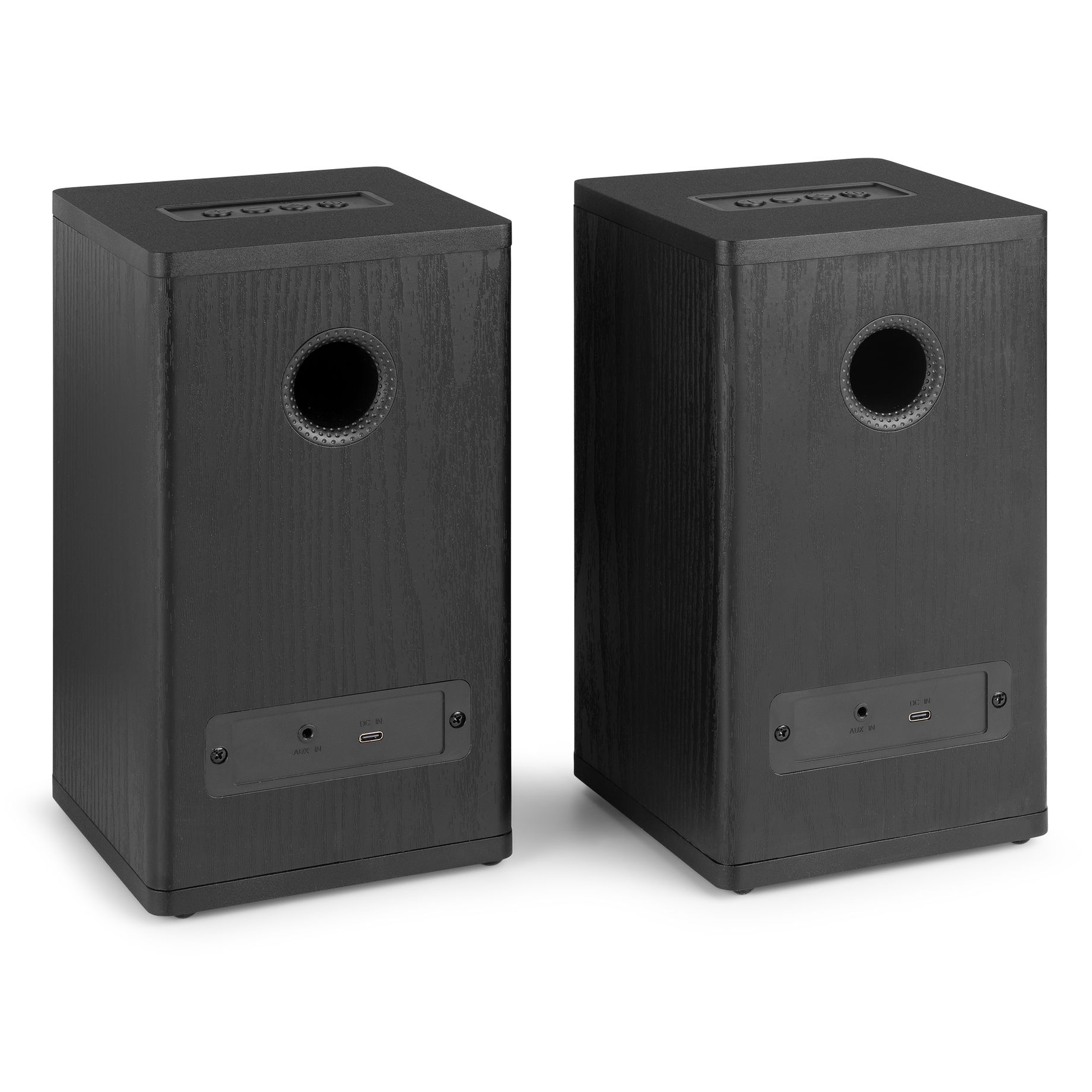 BS20 Active Bookshelf Speaker Set with Battery Anthracite