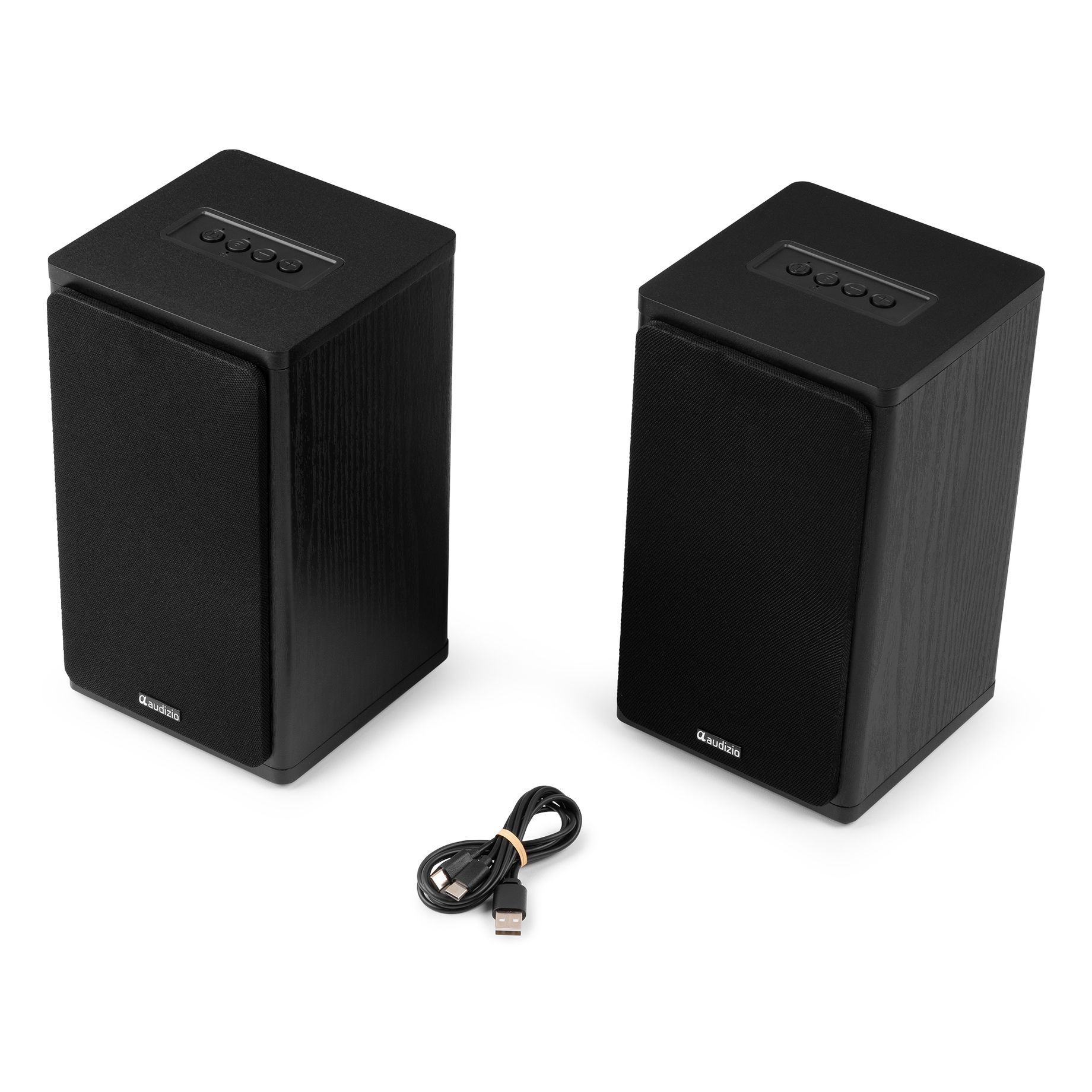BS20 Active Bookshelf Speaker Set with Battery Anthracite