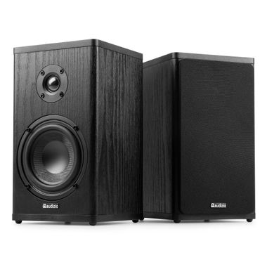 BS20 Active Bookshelf Speaker Set with Battery Anthracite