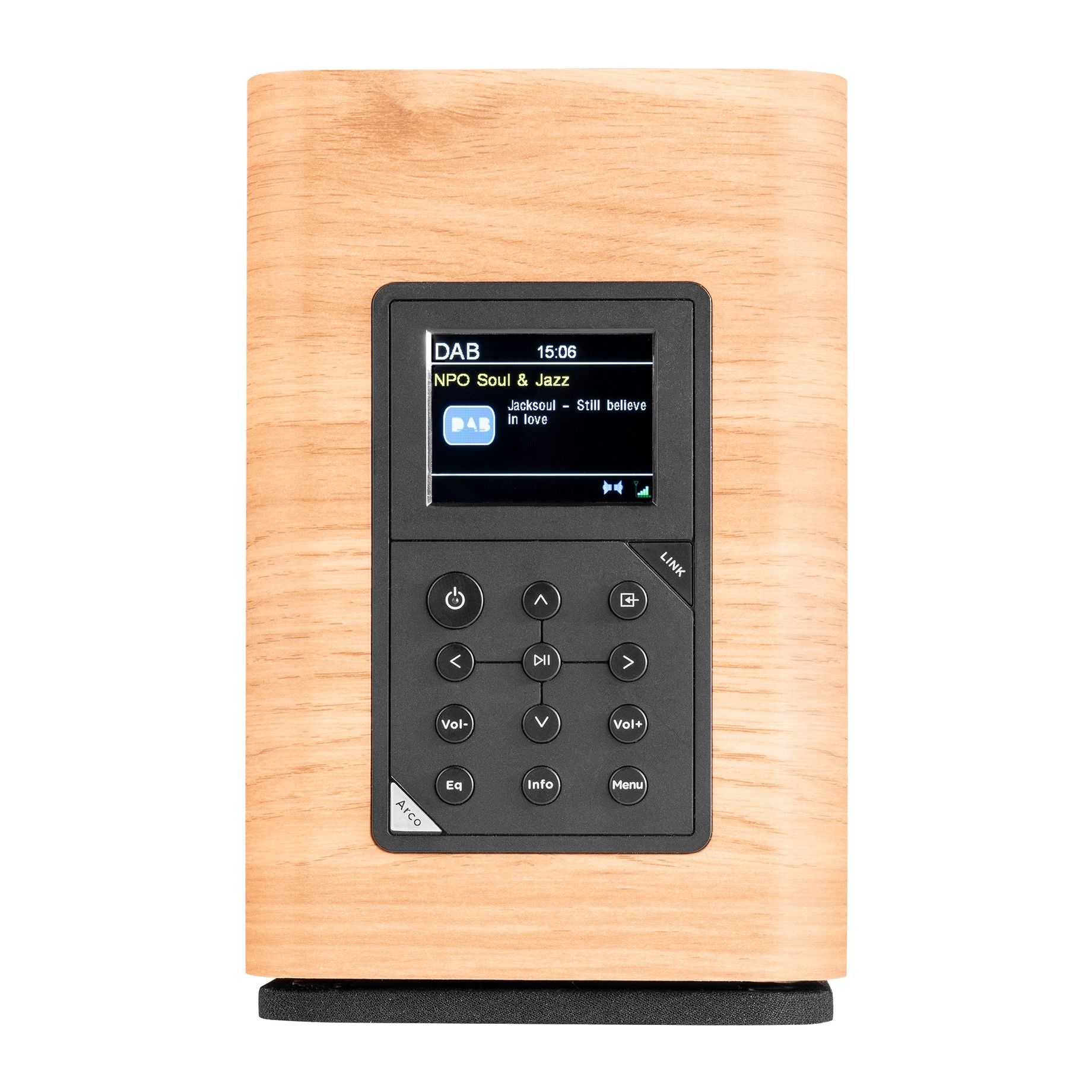 ARCO Active Tower Speaker with DAB Light Wood