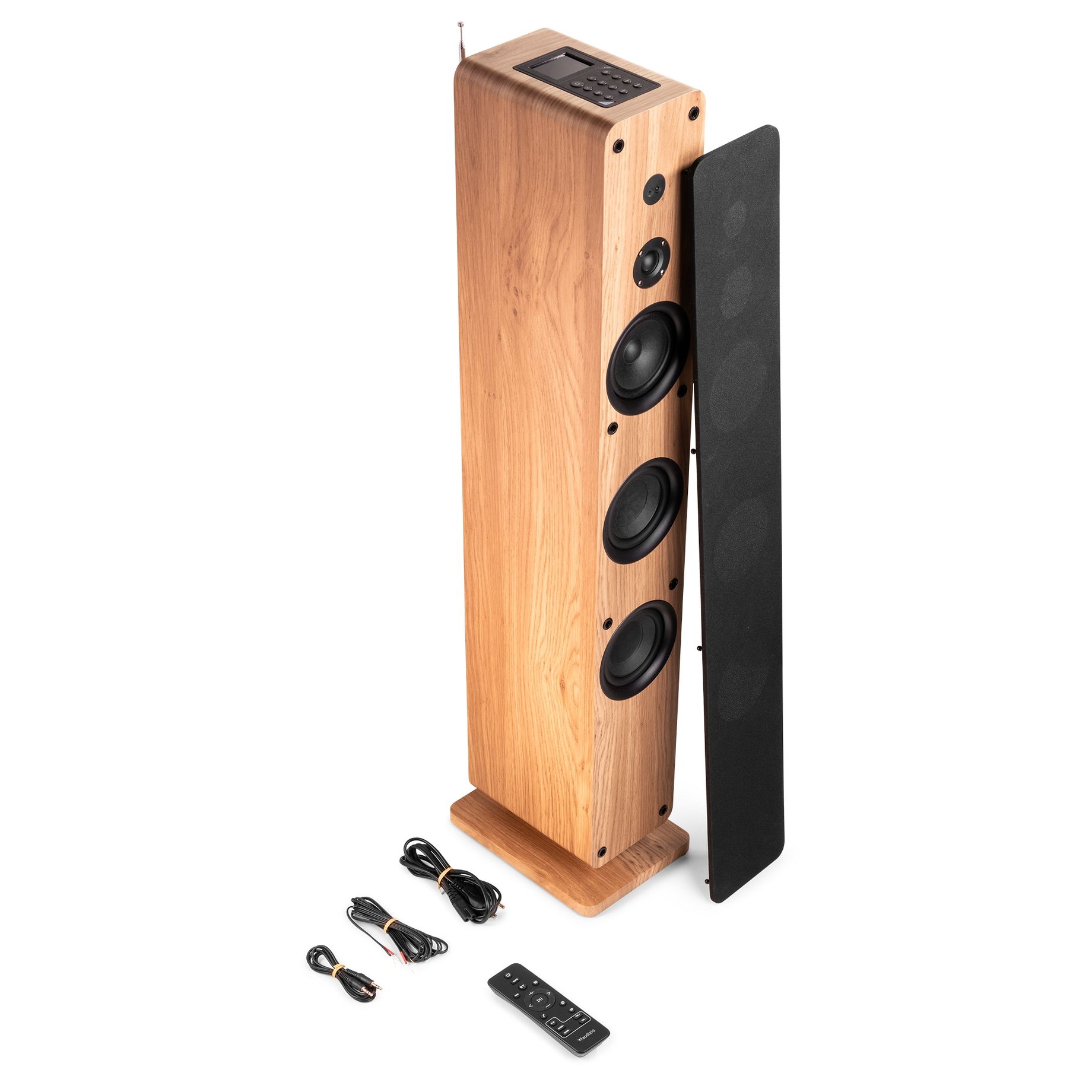 ARCO Active Tower Speaker with DAB Light Wood