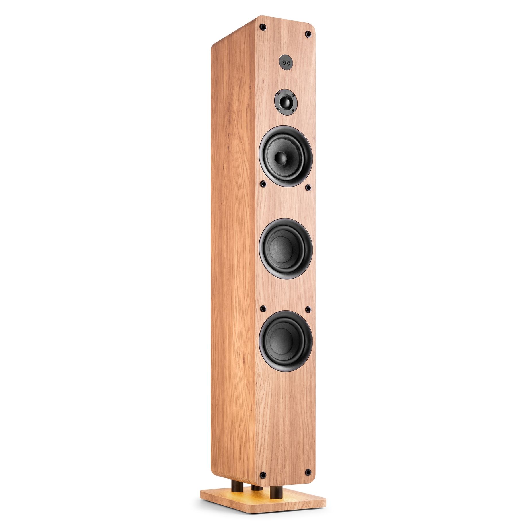 ARCO Active Tower Speaker with DAB Light Wood