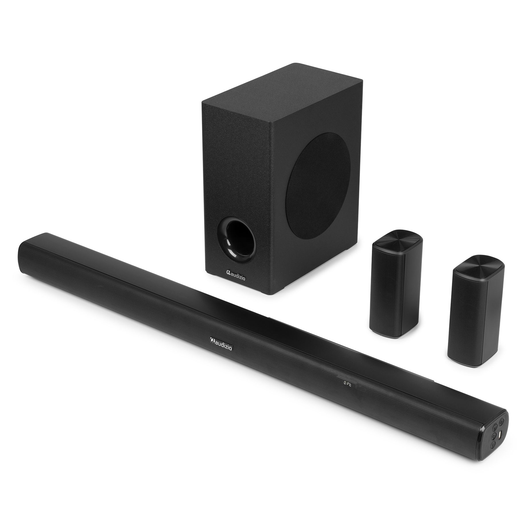 SB100 5.1 System with Soundbar, Subwoofer and 2 surround speakers 160W