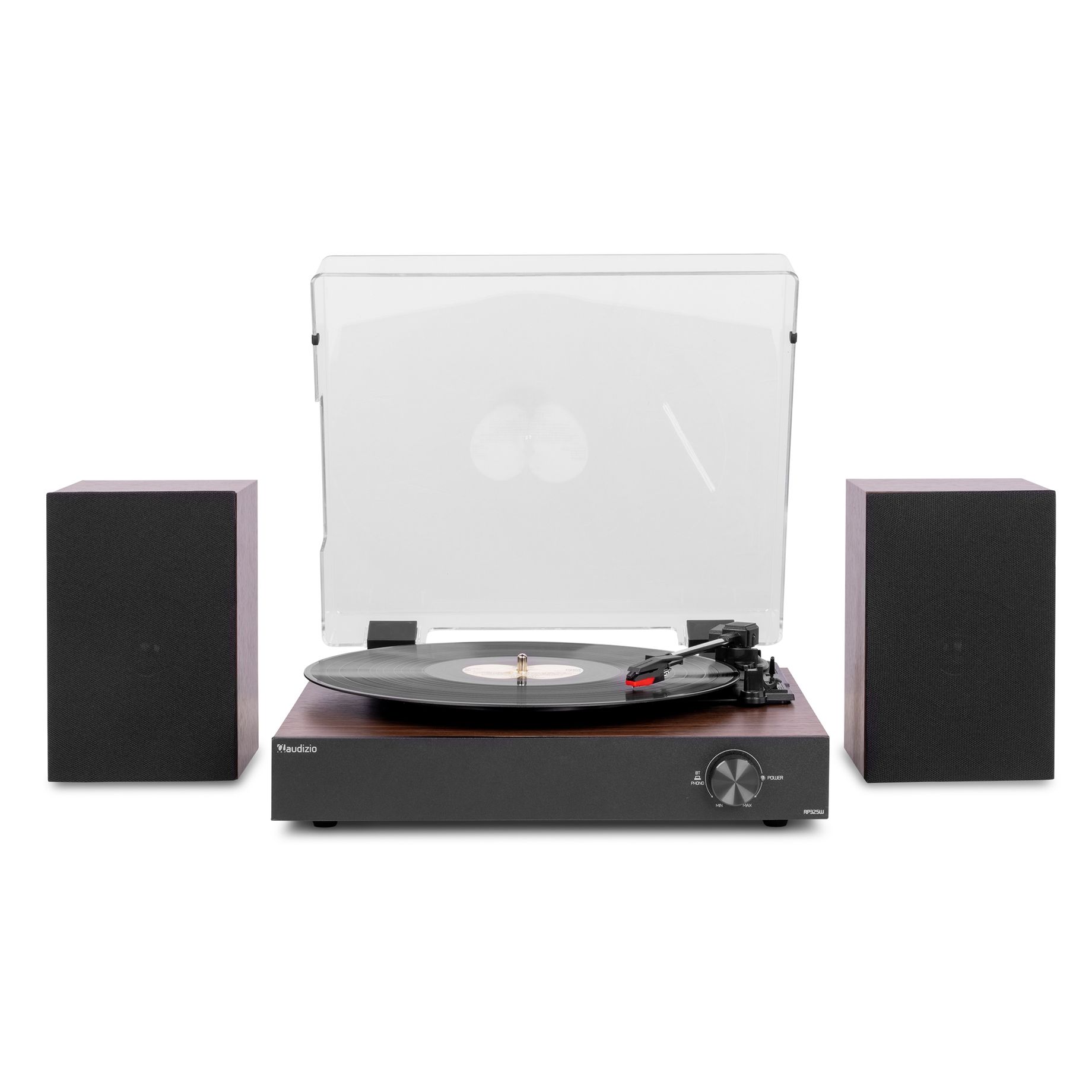 RP325W Record Player Set BT with 2 Speakers Wood