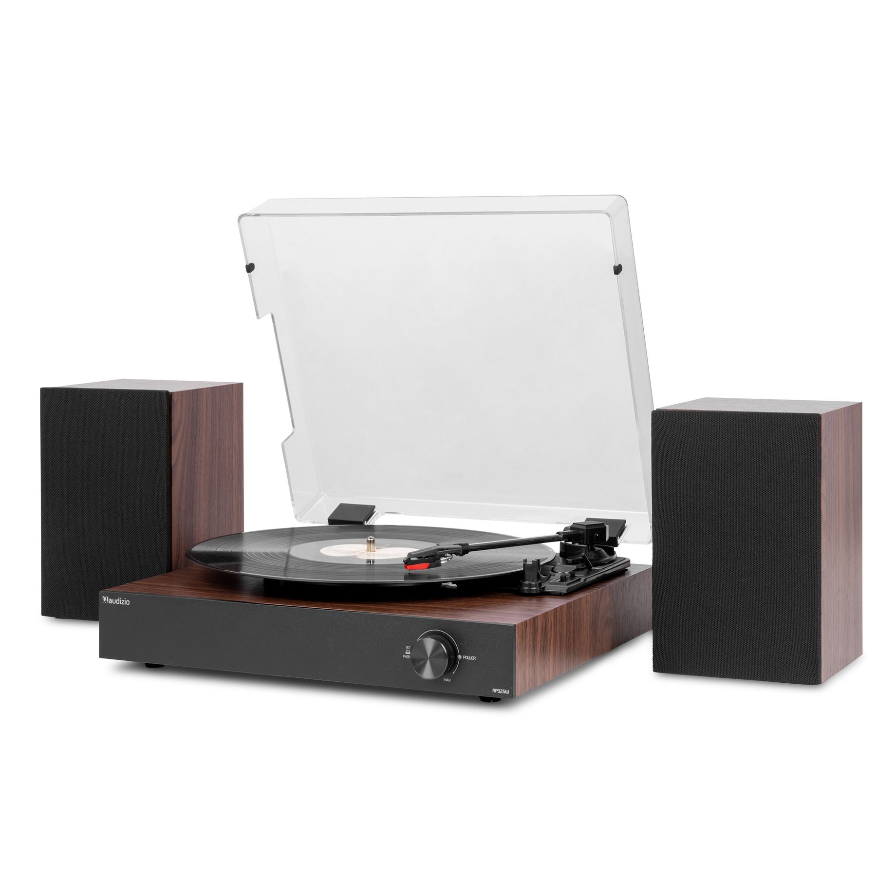 RP325W Record Player Set BT with 2 Speakers Wood