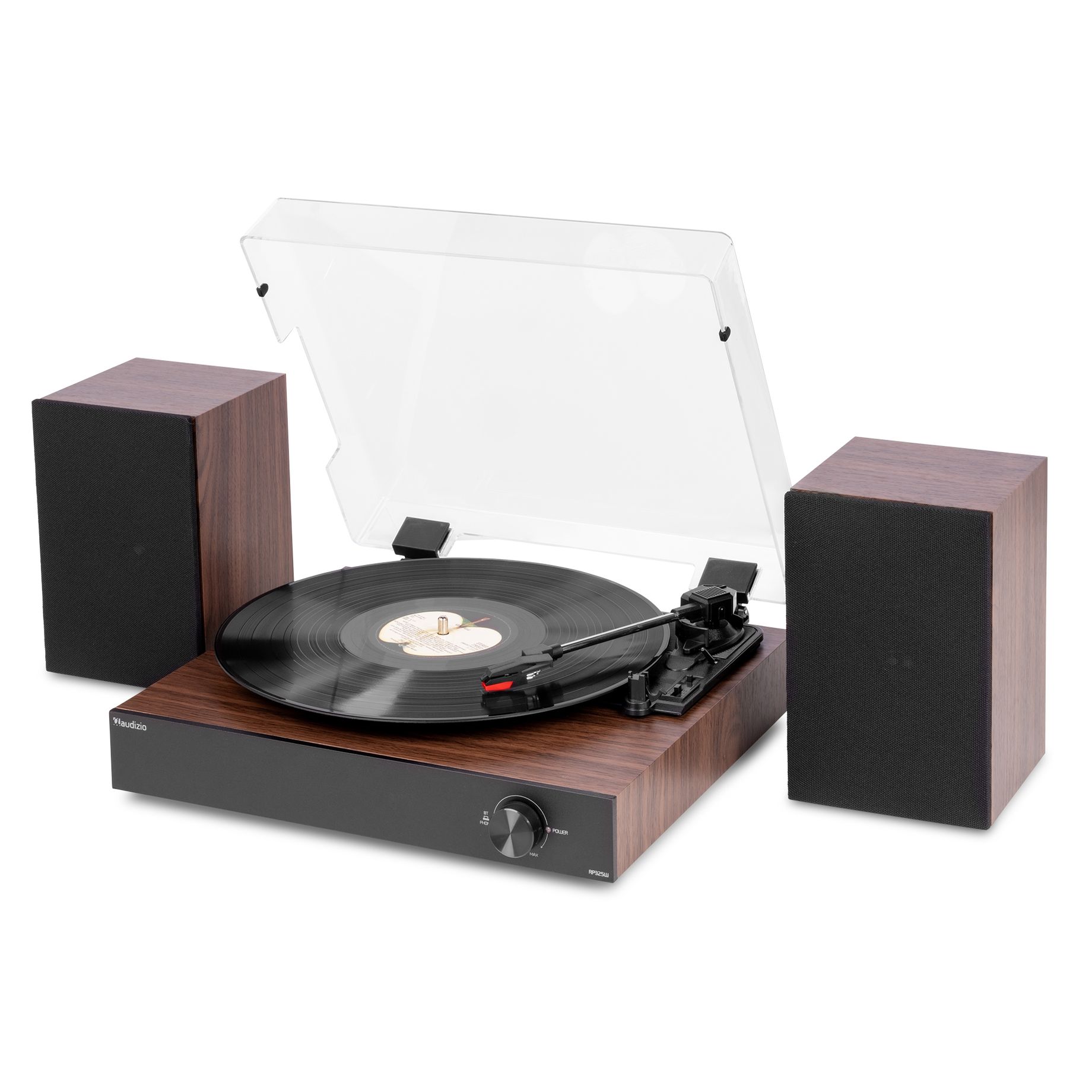 RP325W Record Player Set BT with 2 Speakers Wood