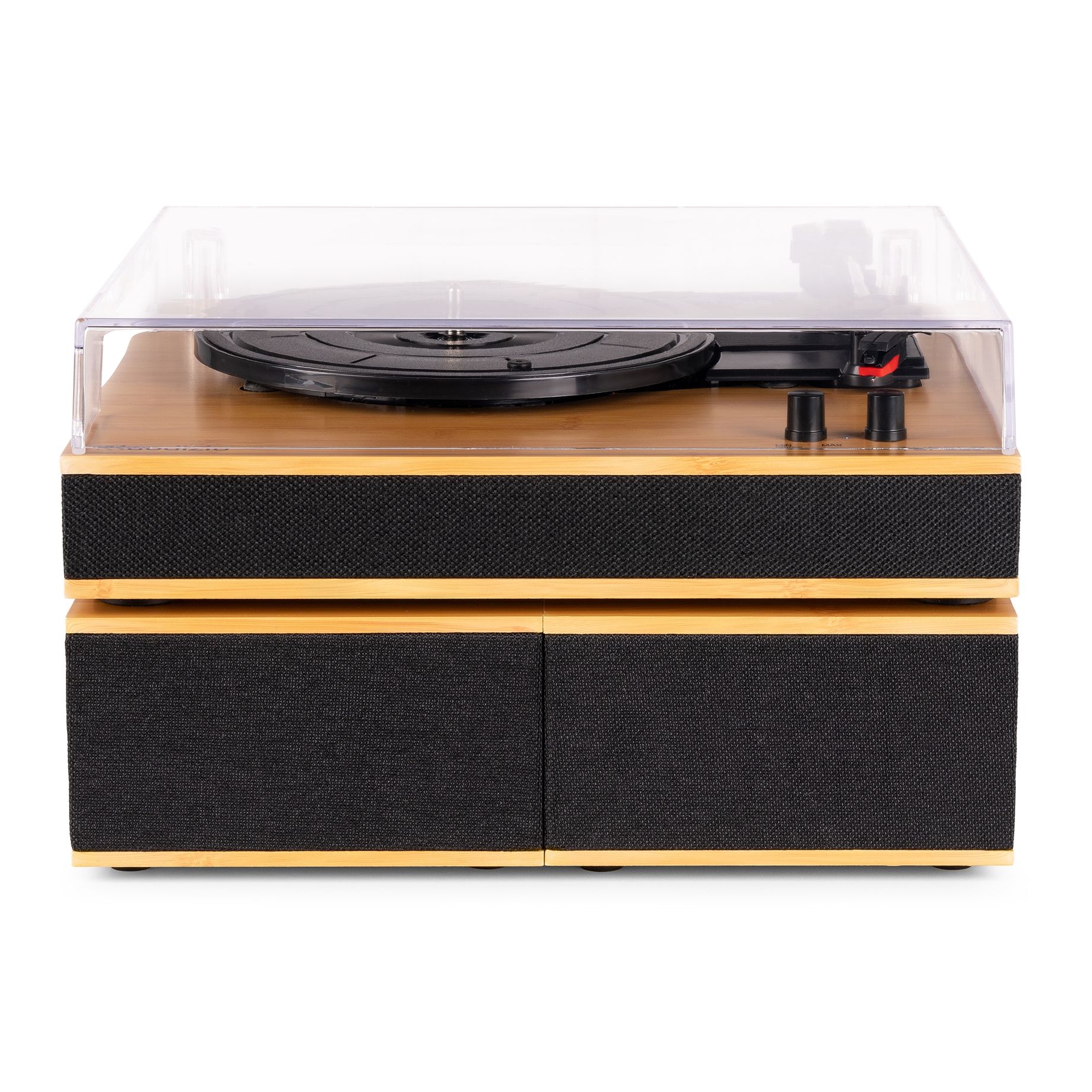 Tupelo Record Player Set BT with 2 Speakers Bamboo