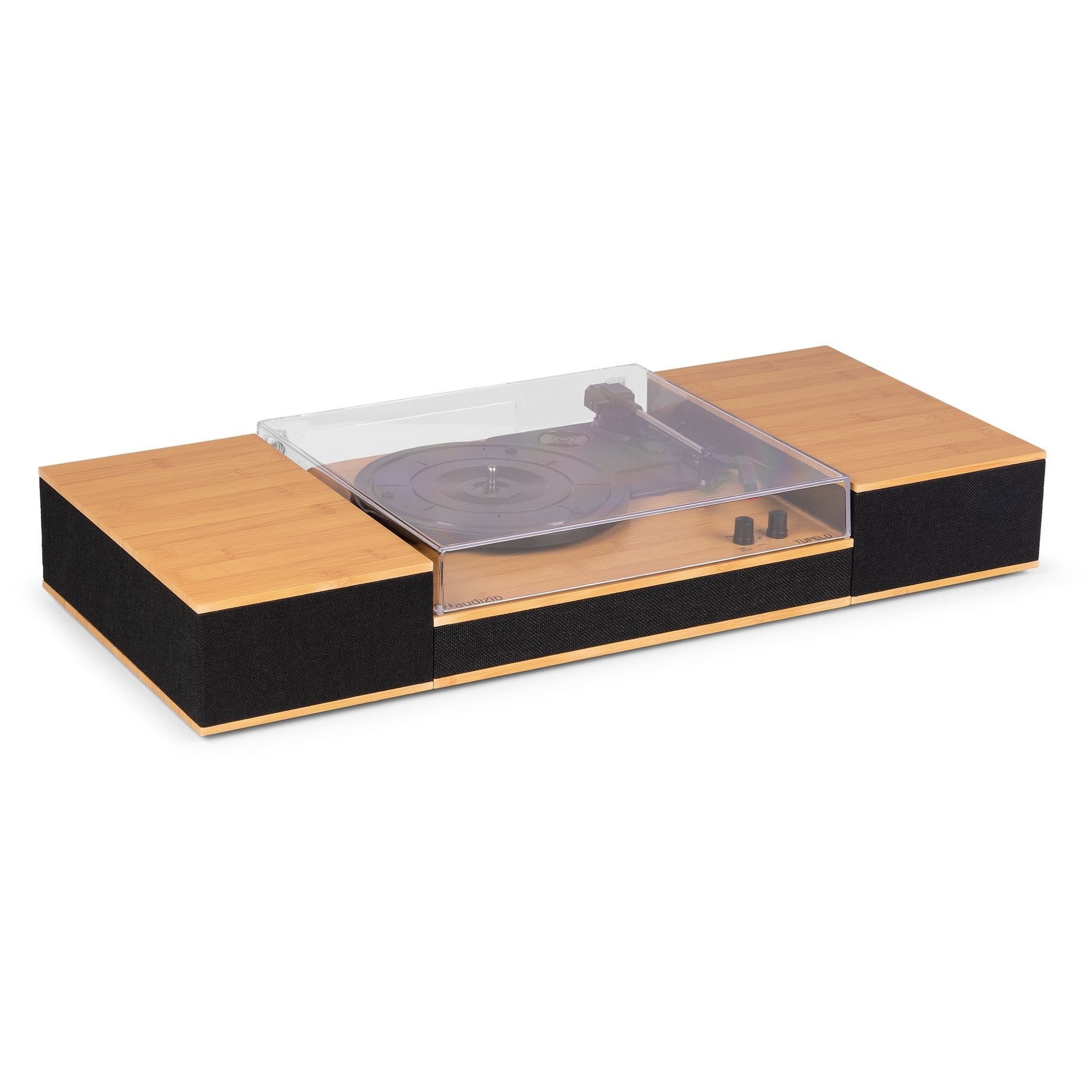 Tupelo Record Player Set BT with 2 Speakers Bamboo