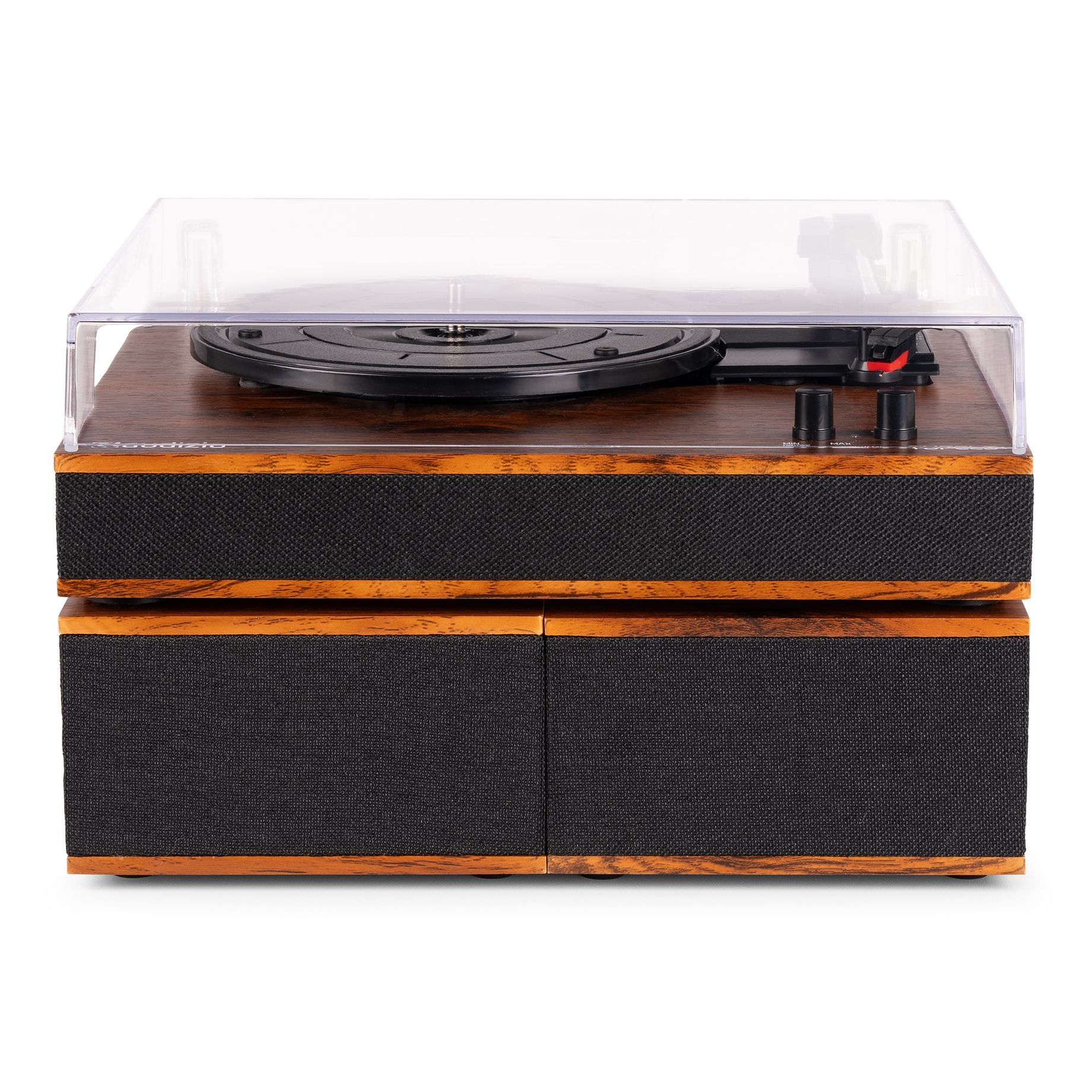 Tupelo Record Player Set BT with 2 Speakers Wood