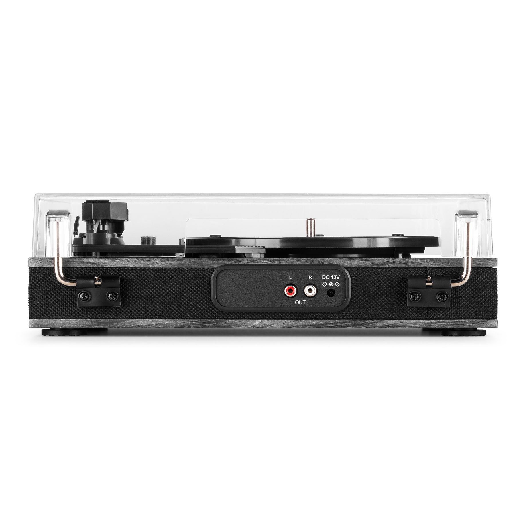 Tupelo Record Player Set BT with 2 Speakers Black