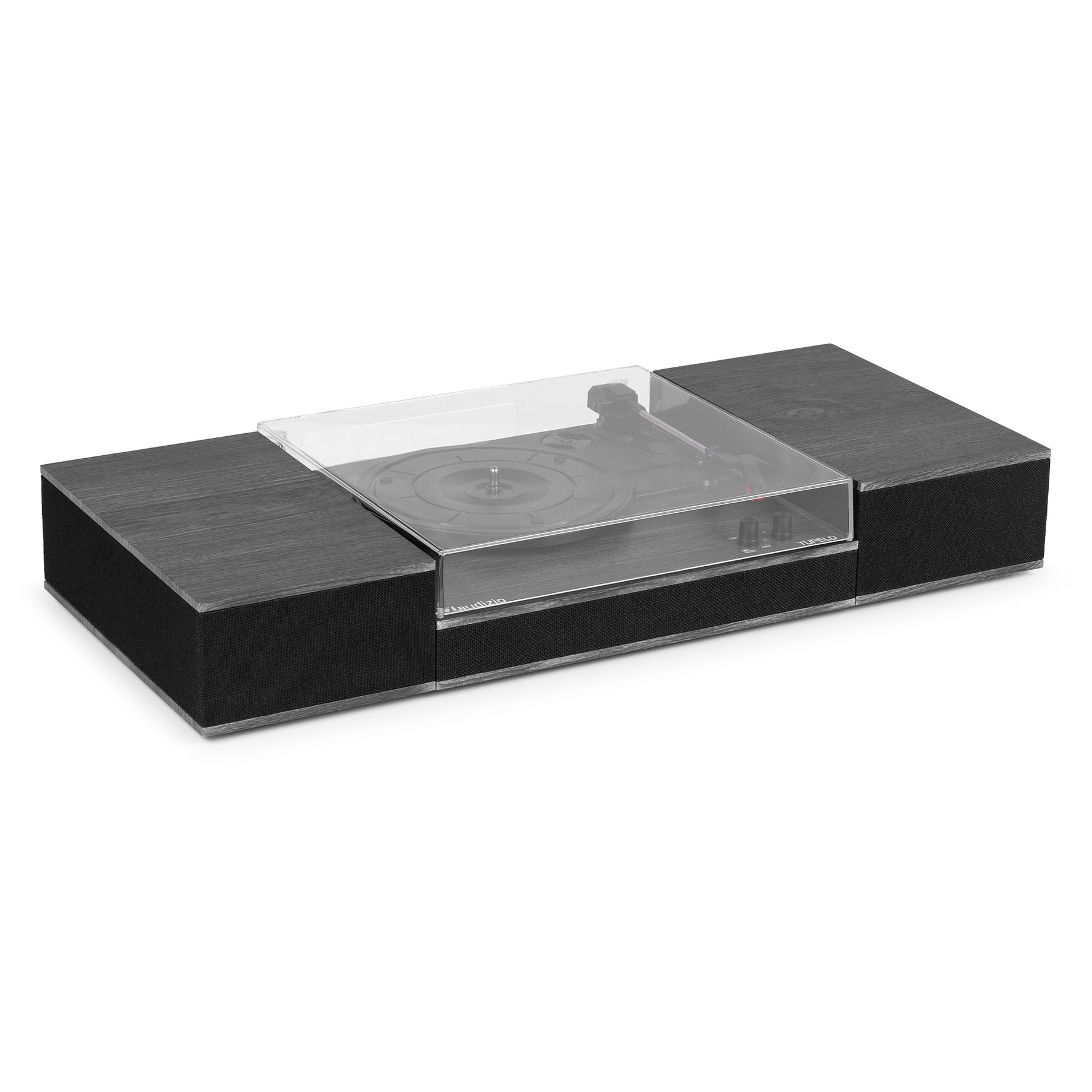 Tupelo Record Player Set BT with 2 Speakers Black