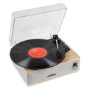 Irvine Record Player BT Light Wood