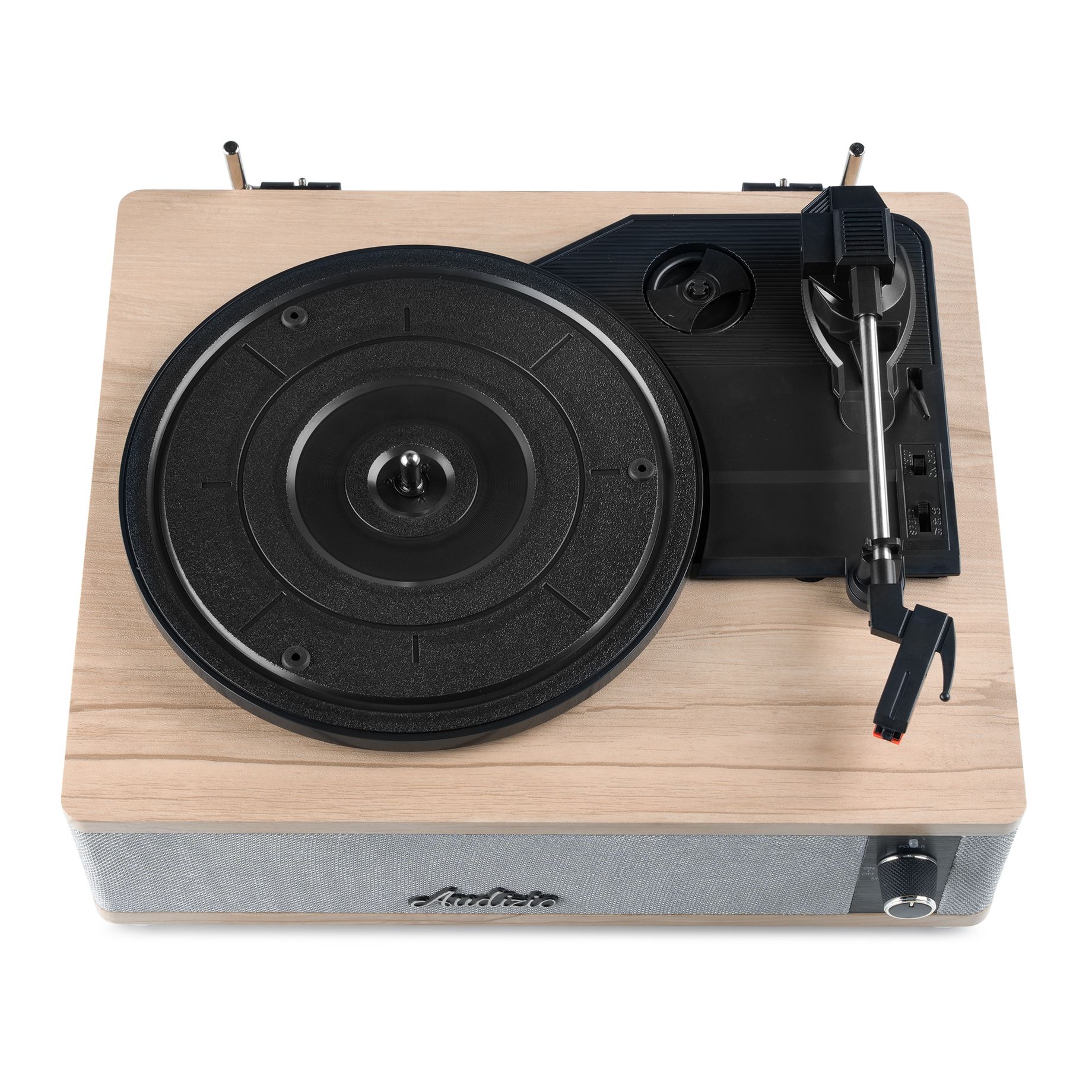 Irvine Record Player BT Light Wood