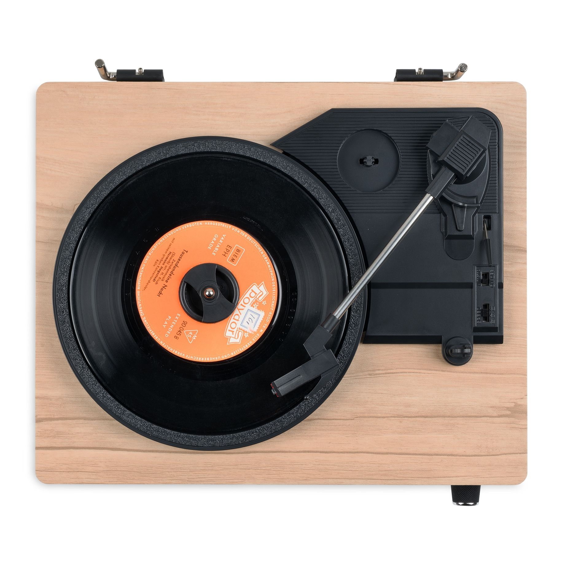 Irvine Record Player BT Light Wood