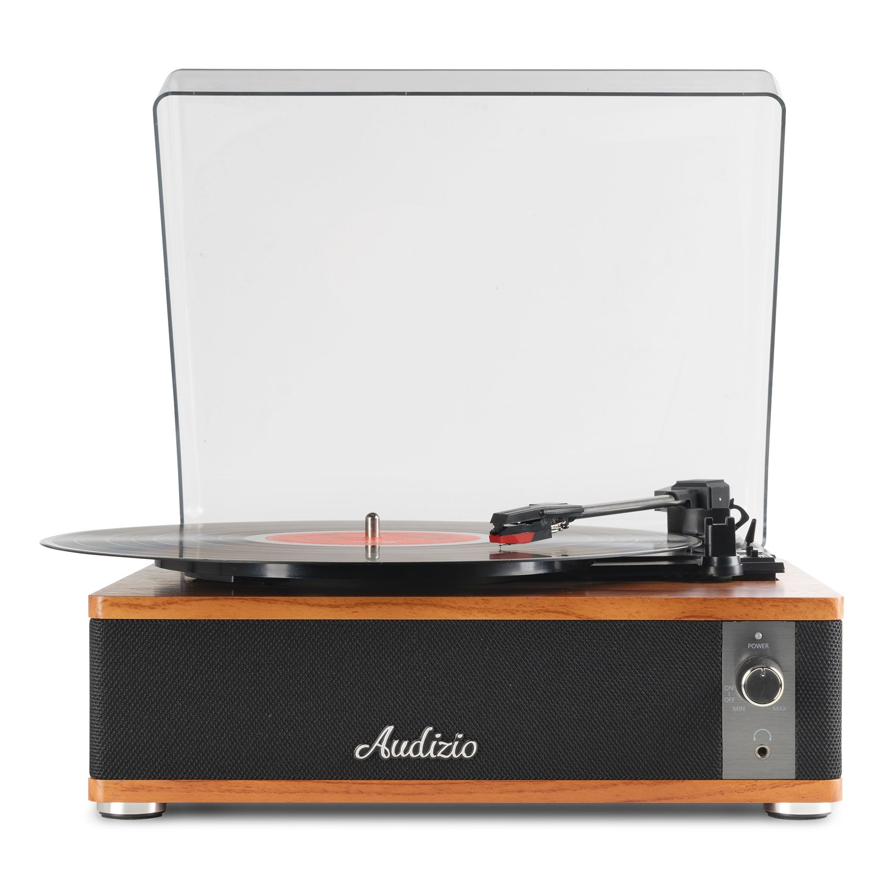 Irvine Record Player BT Dark Wood