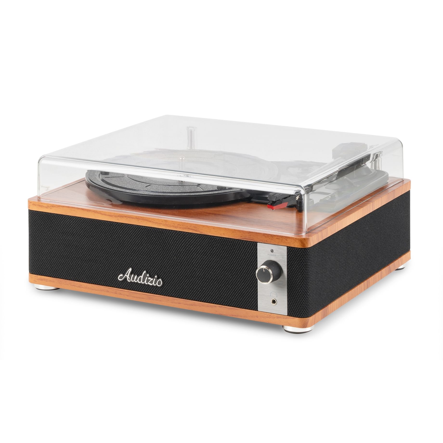 Irvine Record Player BT Dark Wood